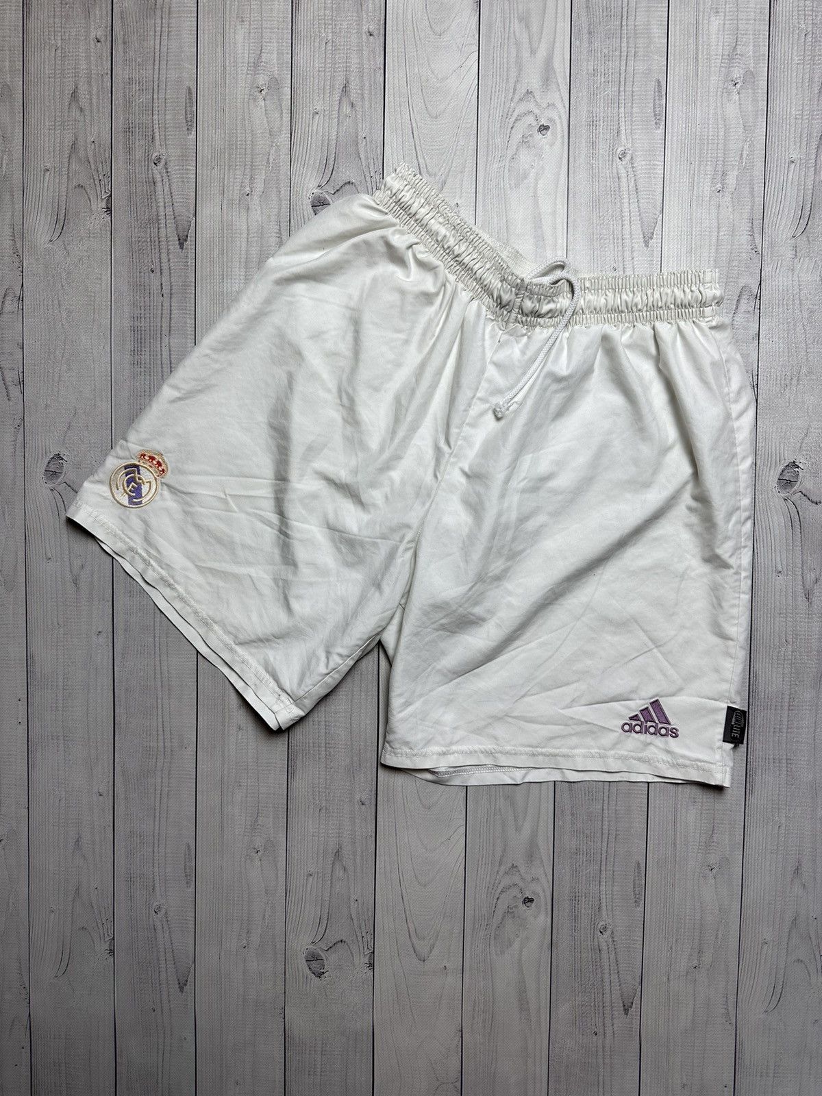 Vintage Soccer shorts Real Madrid adidas size L