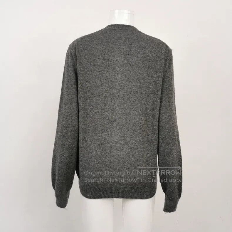 Comme des Garcons Comme Des Garcons Wool Single-Button Round Neck Knit Size M / US 6-8 / IT 42-44 - 2 Thumbnail