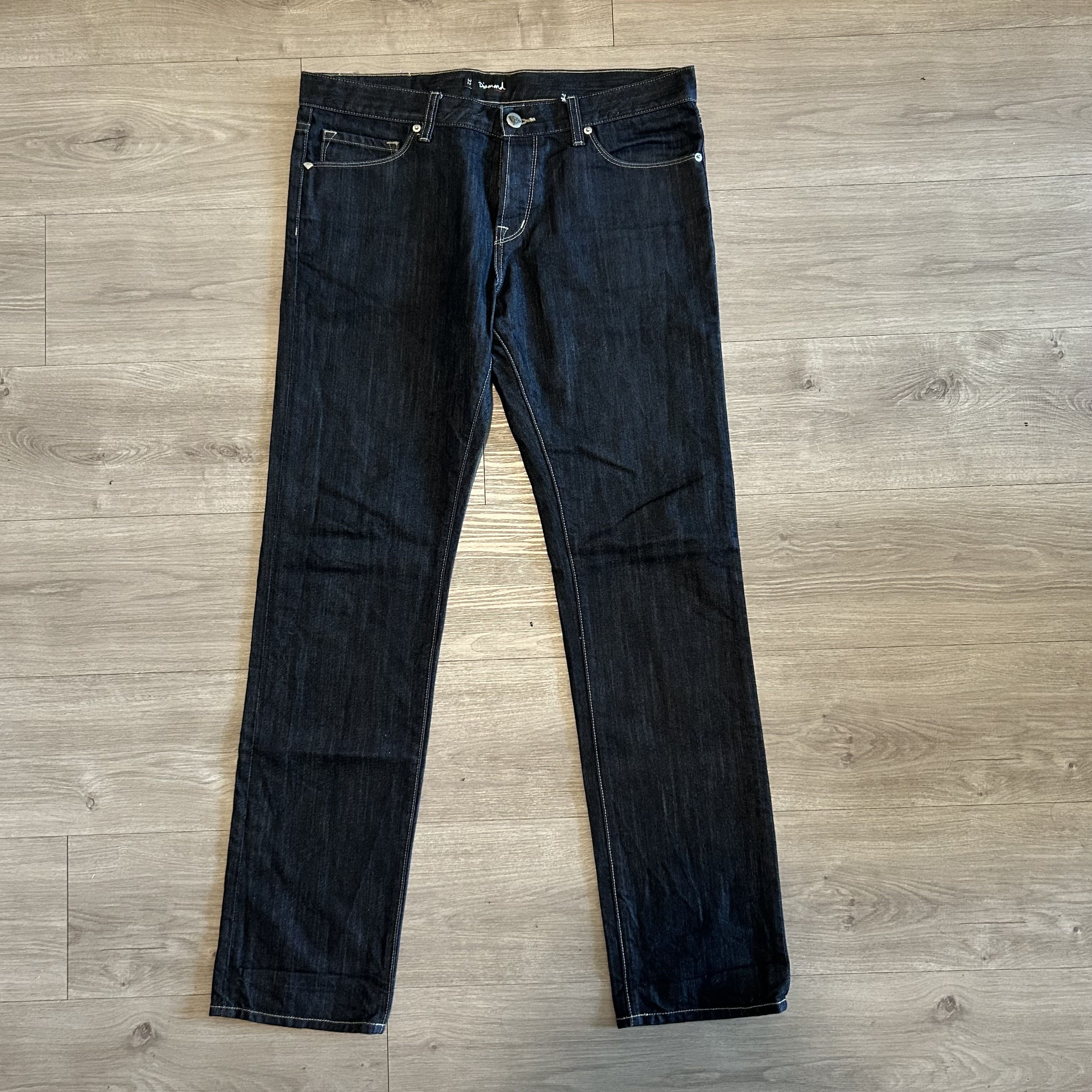 Diamond Supply Co. Mid 2000's Diamond Supply Co. Raw Denim Indigo Size US 36 / EU 52 - 1 Thumbnail