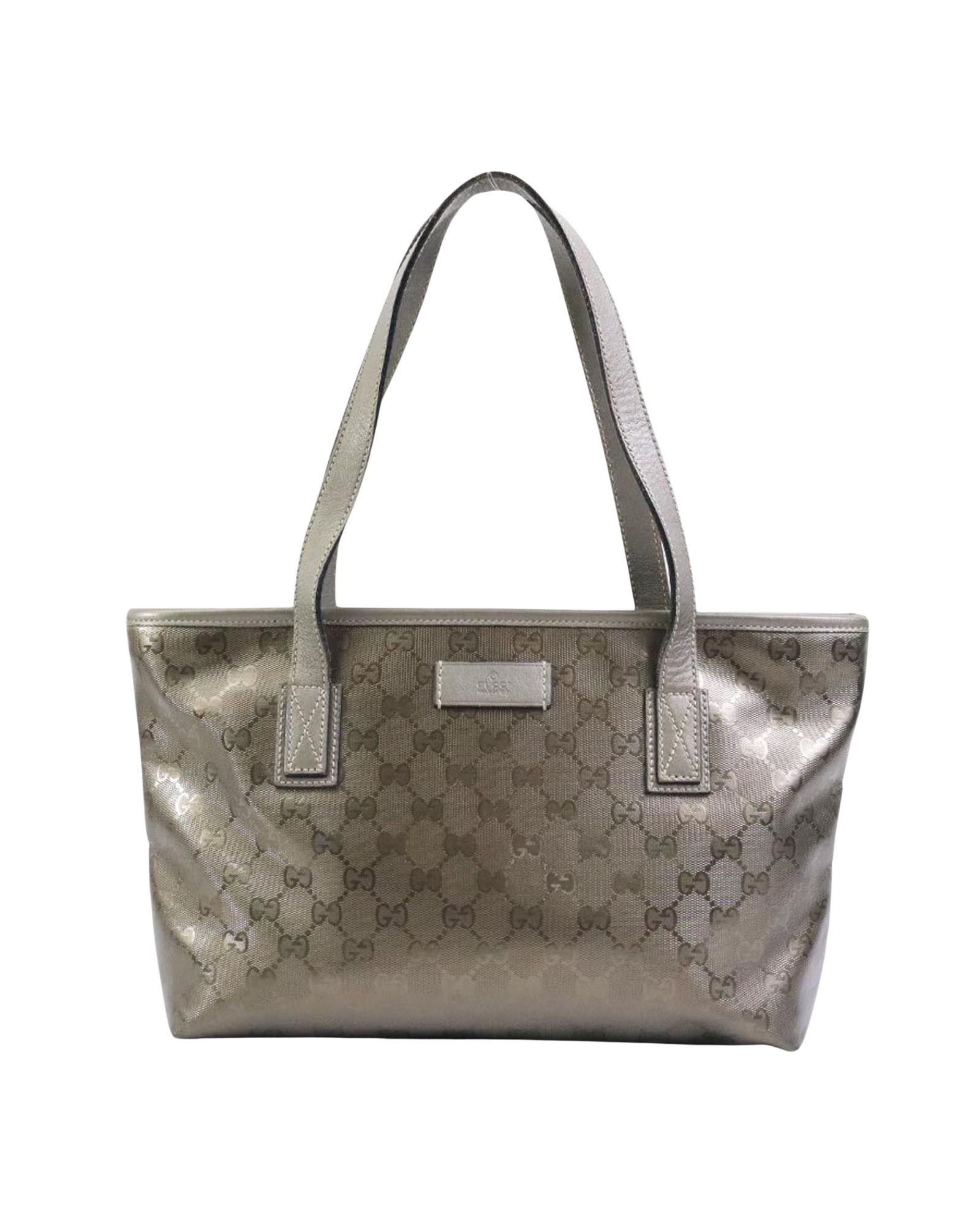image of Gucci Luxury Canvas Shoulder Bag in Beige, Women's