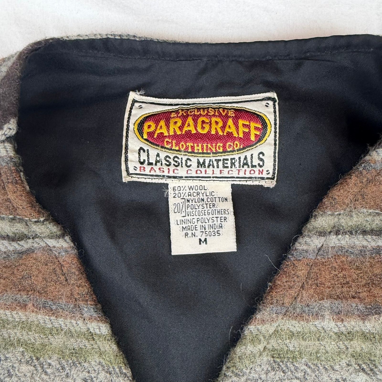 Other Paragraff Clothing Co Wool Blend Striped Vest Size M Size US M / EU 48-50 / 2 - 3 Thumbnail