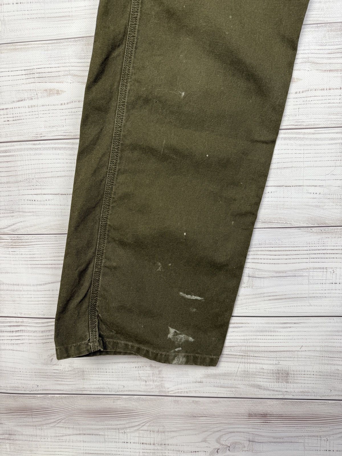 Carhartt Vintage Carhartt Cargo Work Pant Olive Size US 32 / EU 48 - 4 Thumbnail