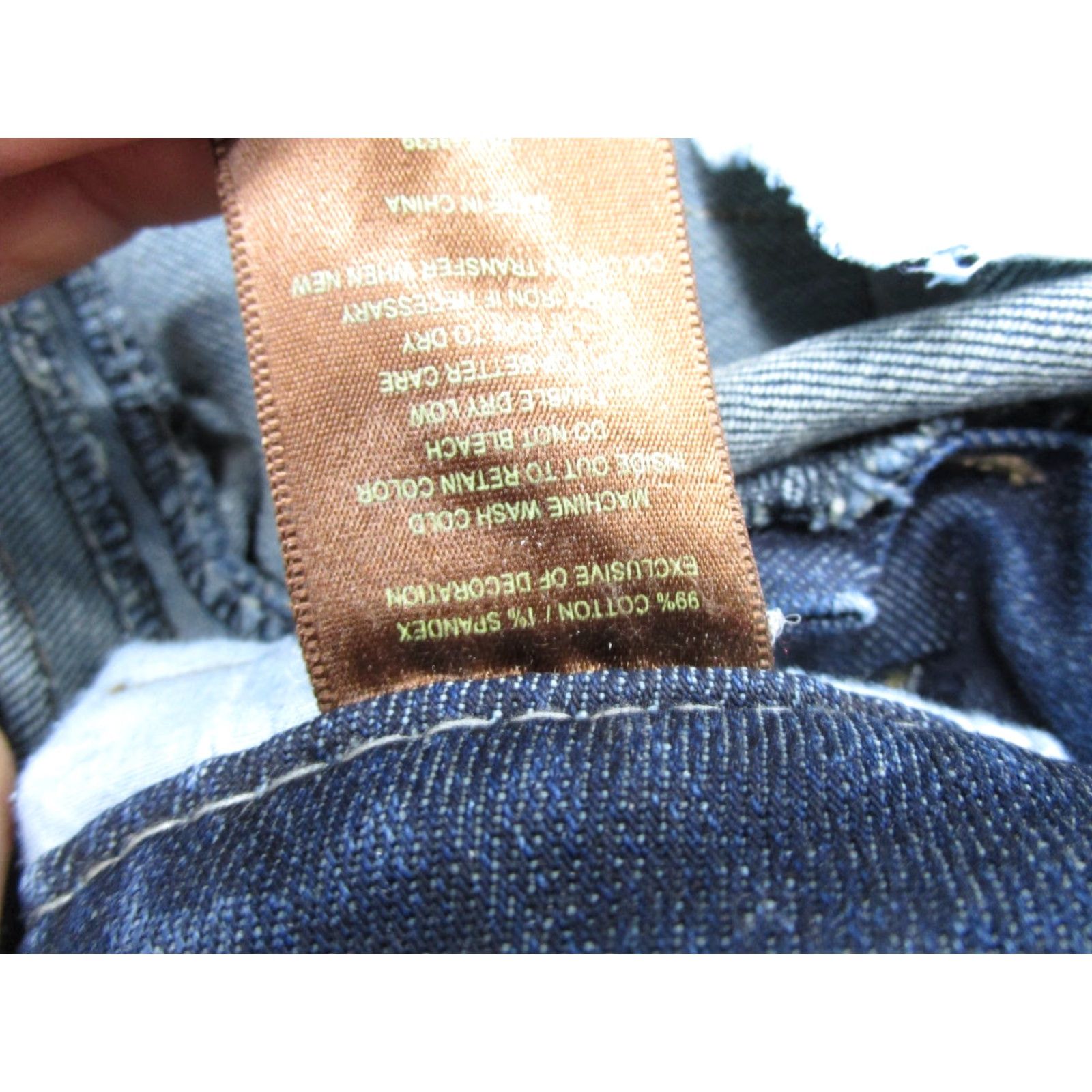 Vintage KUT from The Kloth So Low Rise Bootcut Jeans Dark Wash Size 8 Blue Denim 5-Pocket Stretch Womens Regular Mid Rise Size 30" / US 8 / IT 44 - 5 Thumbnail