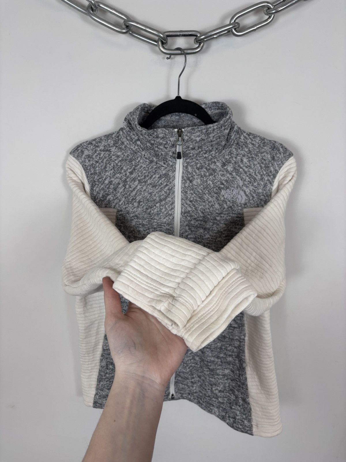 The North Face The North Face Women’s Indi Rib Knit Full Zip Fleece Jacket Size M / US 6-8 / IT 42-44 - 7 Thumbnail
