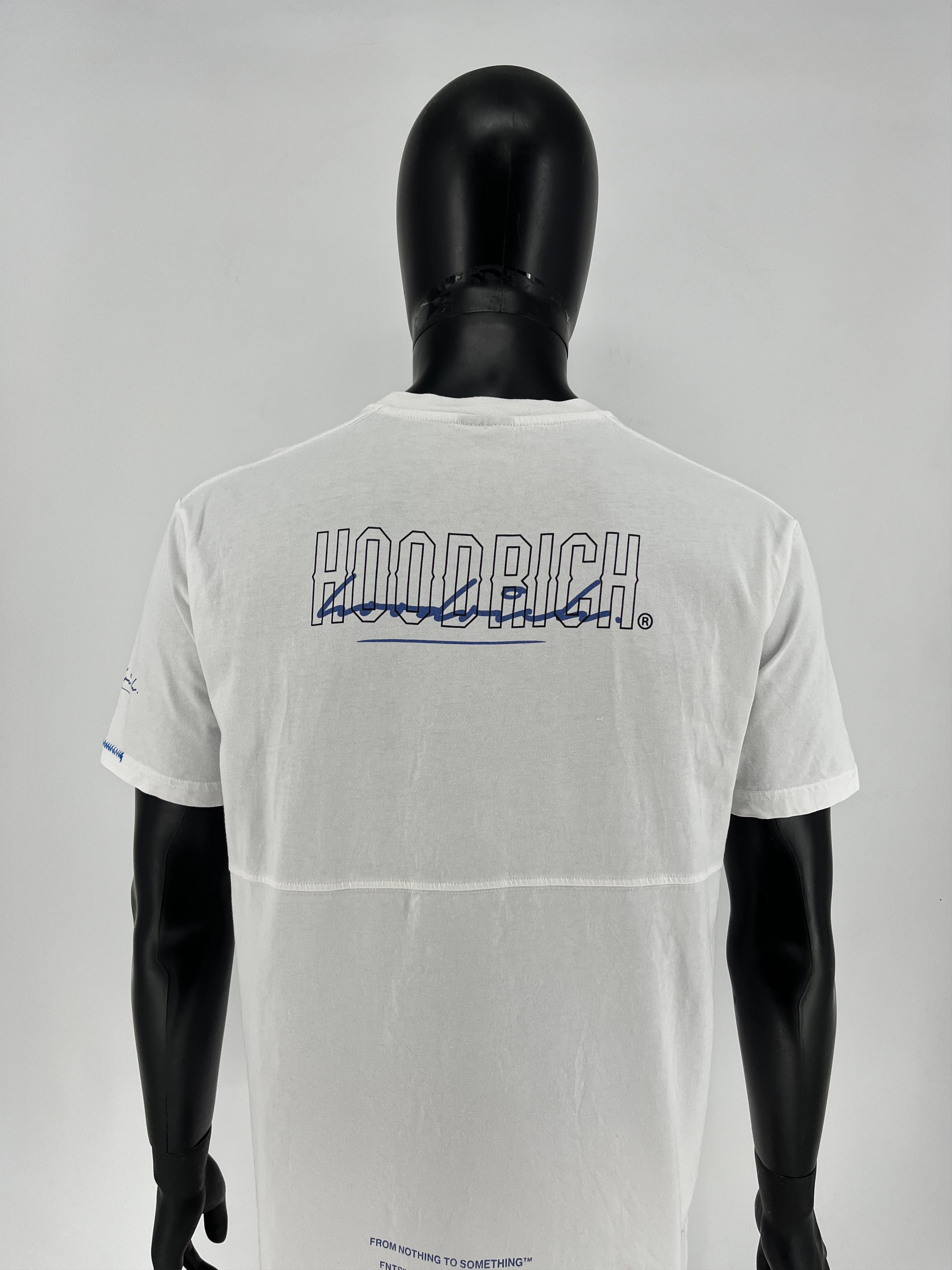 Hoodrich × Vintage Hype Hoodrich Big Logo Drill Y2K Streetwear White Tee Size US M / EU 48-50 / 2 - 10 Thumbnail