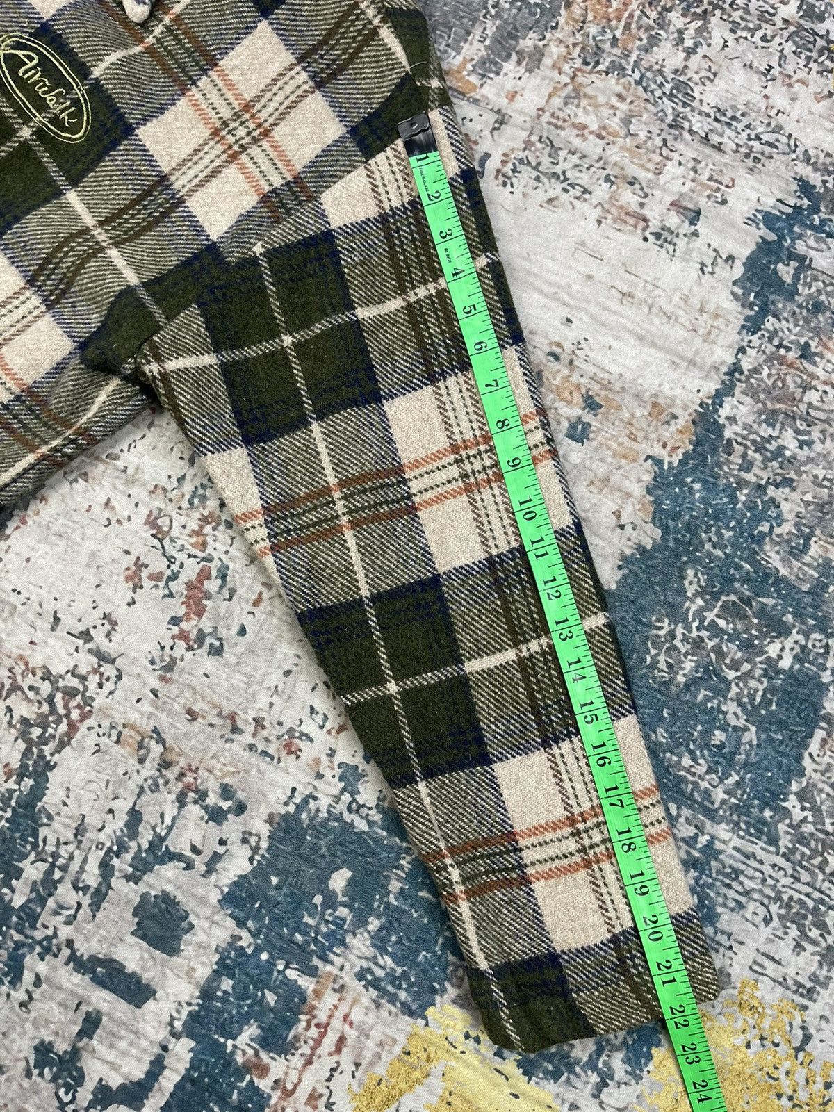 Airwalk Vintage 70/80s Airwalk Checkered Wool Work Jacket Size US L / EU 52-54 / 3 - 12 Thumbnail
