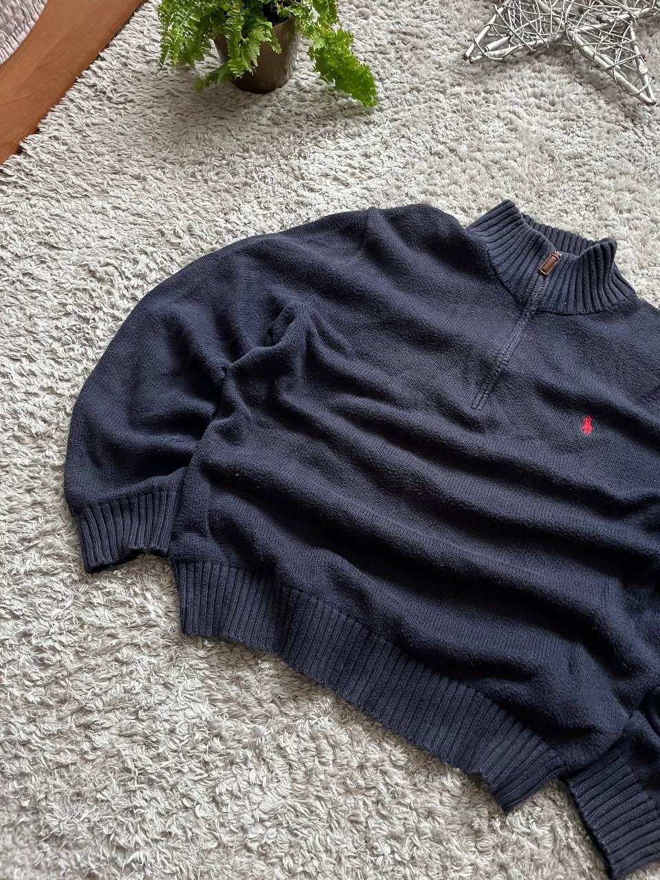 Polo Ralph Lauren × Vintage Polo Ralph Lauren 1/3 Zip Vintage Sweater Streetwear Logo Size US S / EU 44-46 / 1 - 4 Thumbnail