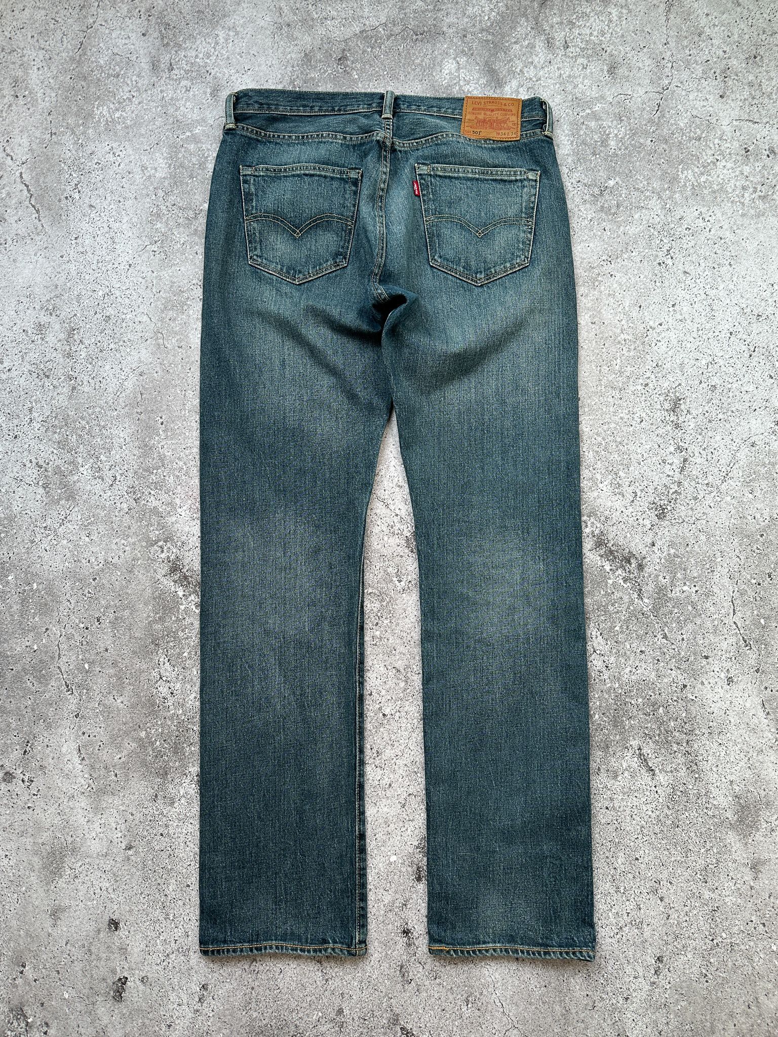 Levi's × Levi's Vintage Clothing Levi's 501 Blue Denim Pants Jeans 34x34 Size US 34 / EU 50 - 7 Thumbnail