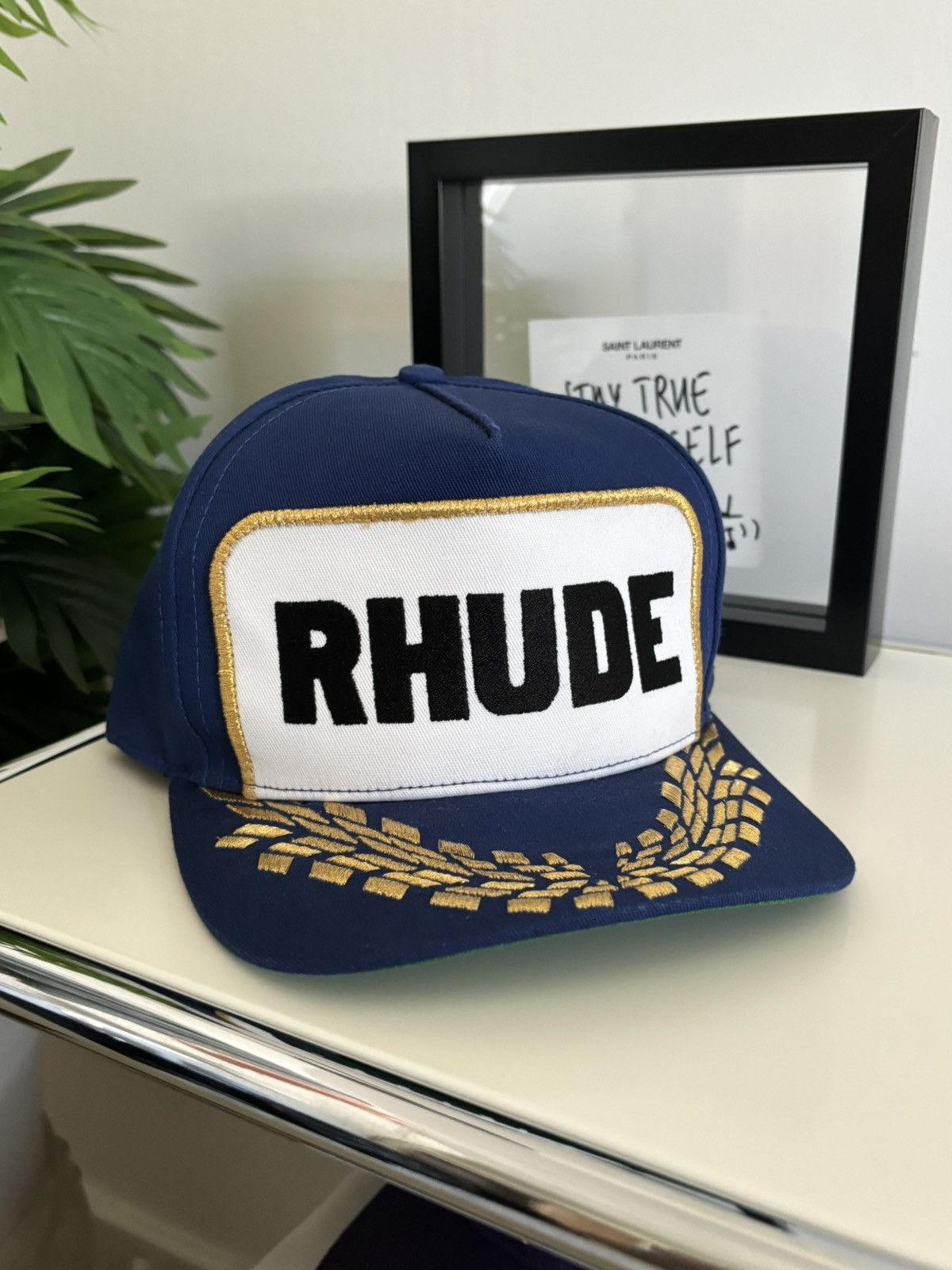 Rhude RHUDE “ RACING F1 PODIUM” HAT Size ONE SIZE - 3 Thumbnail