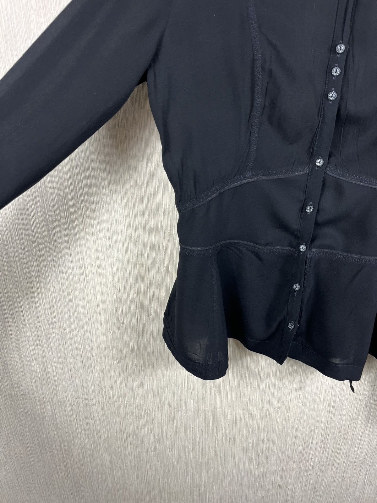 Marithe + Francois Girbaud Le Jean De Marithe+Francois Girbaud geometric y2k shirt Size M / US 6-8 / IT 42-44 - 12 Thumbnail
