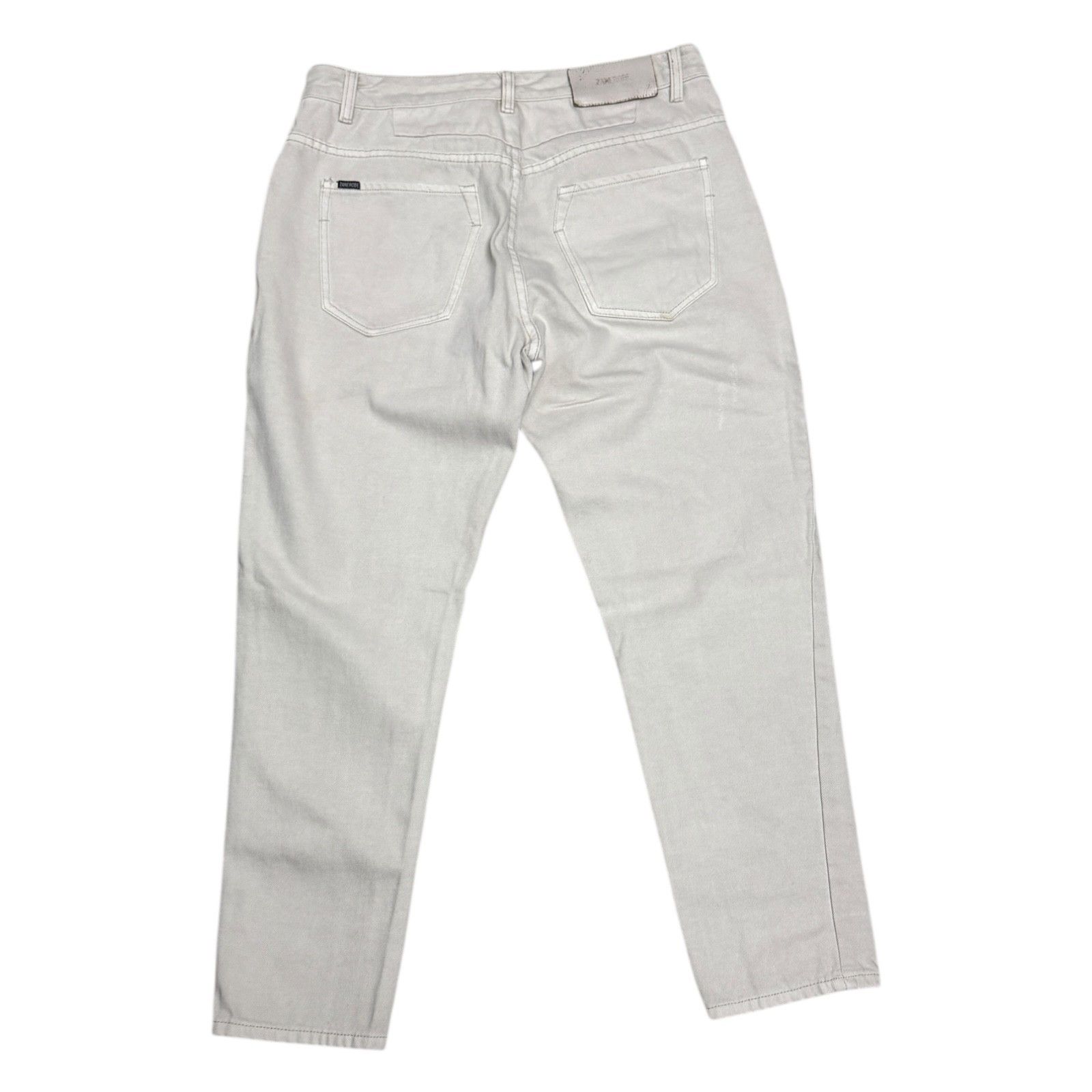 Zanerobe ZANEROBE Designer Streetwear Casual Cream Denim Jeans 34x28 Size US 34 / EU 50 - 2 Thumbnail