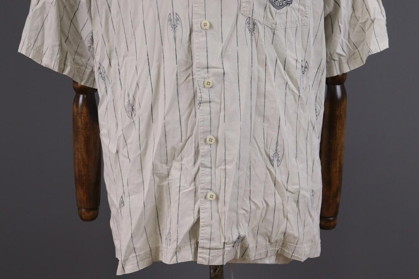Harley Davidson Harley Davidson Racing White Motorcycle Shirt Size XL Size US XL / EU 56 / 4 - 2 Thumbnail