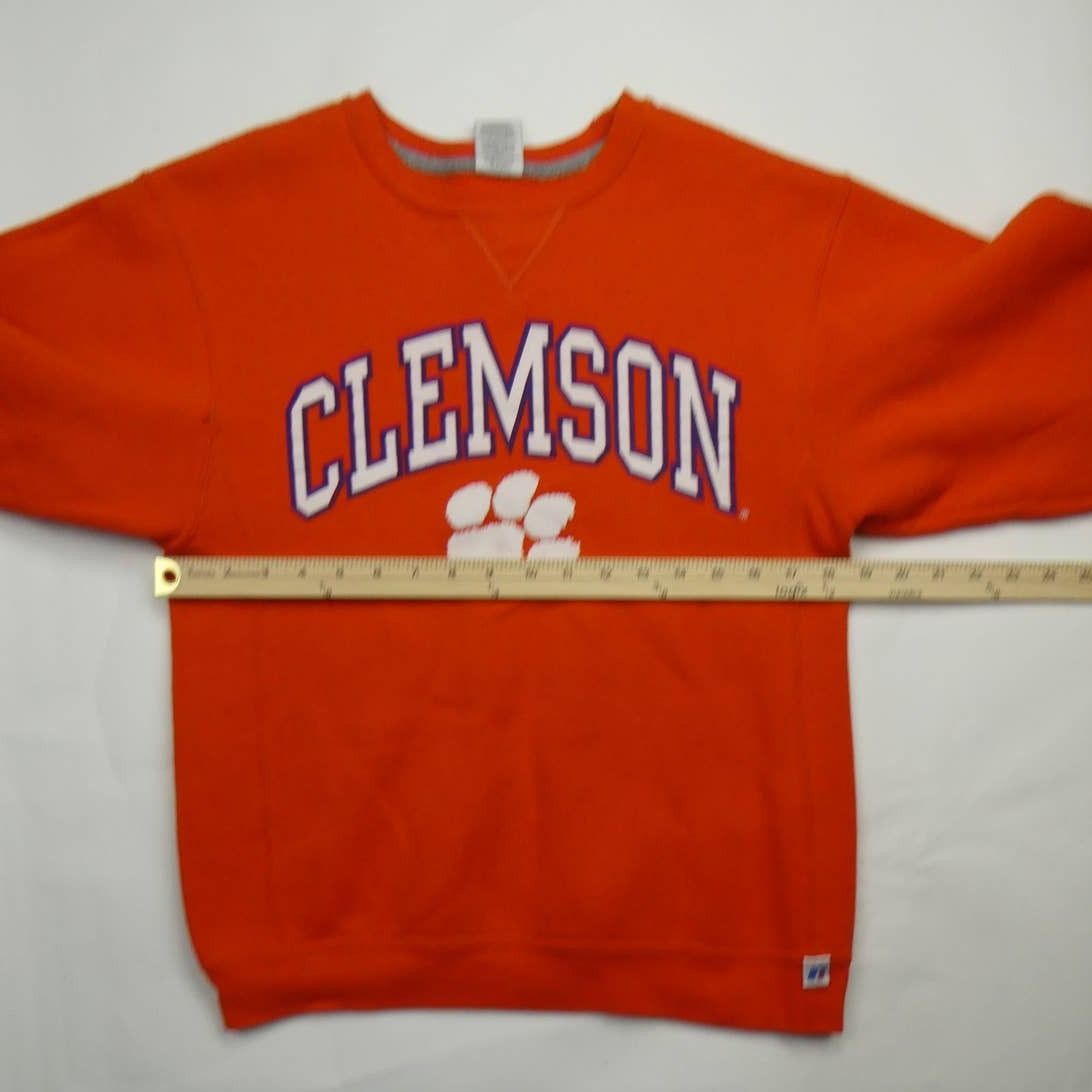 Russell Athletic vintage Russell Clemson University sweatshirt, size: small Size US S / EU 44-46 / 1 - 3 Thumbnail