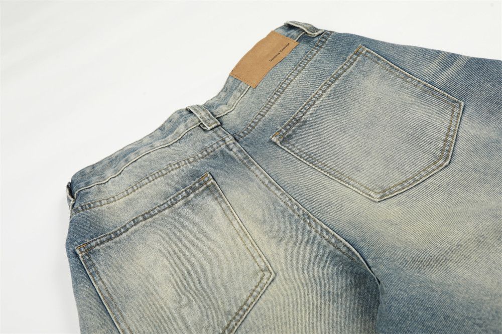 Jean Men's loose-fitting gradient washed distressed jeans Size US 32 / EU 48 - 5 Thumbnail