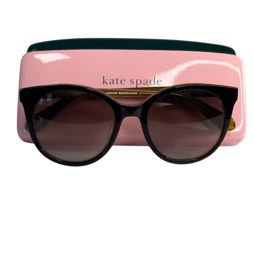 Kate Spade Kate Spade Akayla 52MM Round Sunglasses Dark Havana Size ONE SIZE - 1 Thumbnail