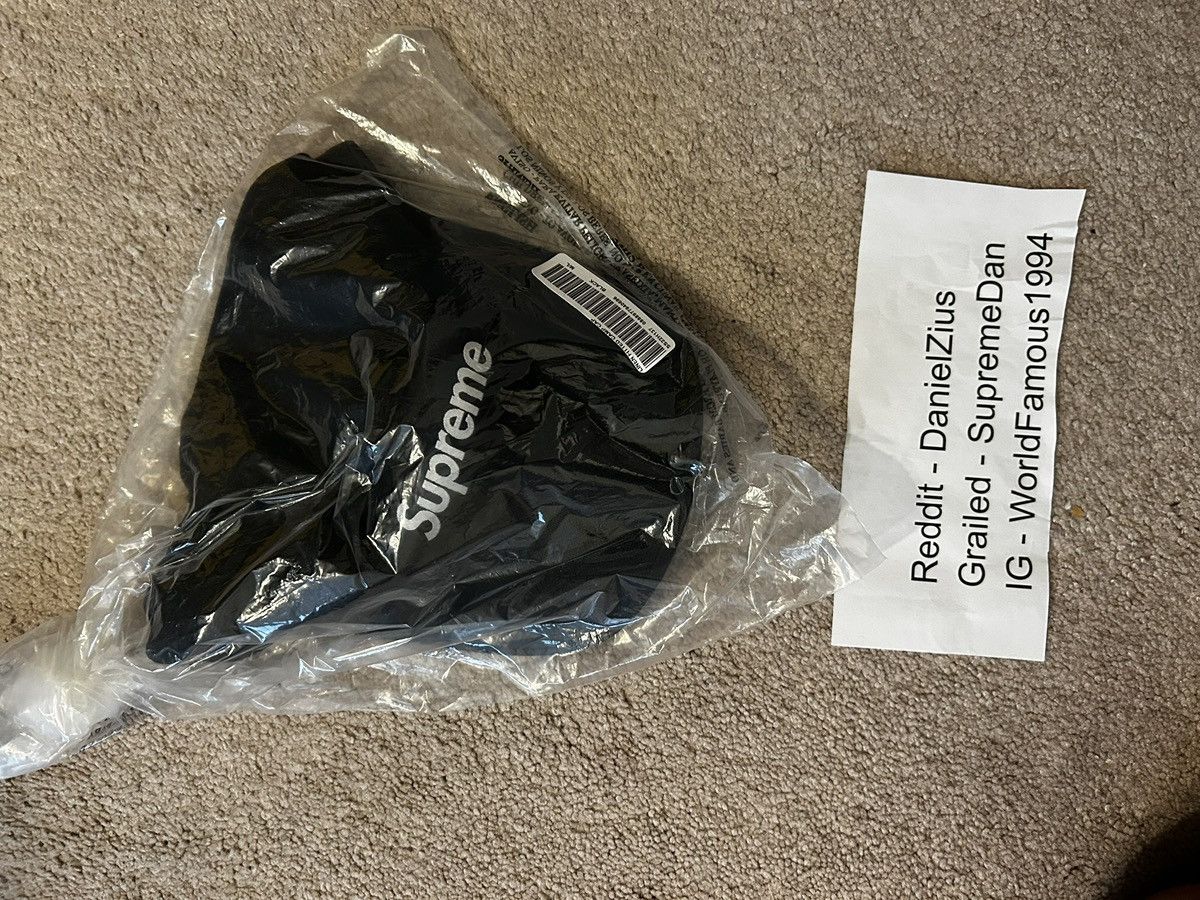 Supreme Supreme Linen Fitted Camp Cap 'Black' Size ONE SIZE - 3 Thumbnail