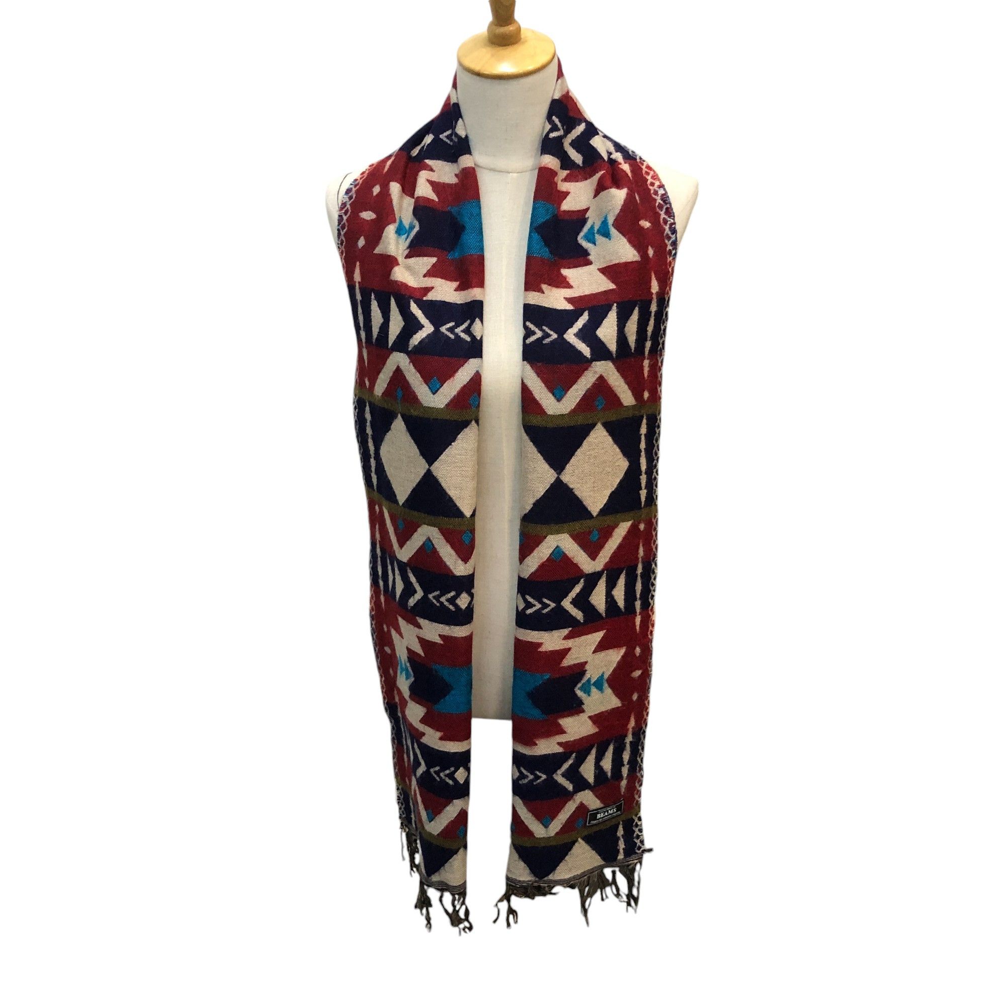 Beams Native Design Neck Wrap Scarf Muffler V2917