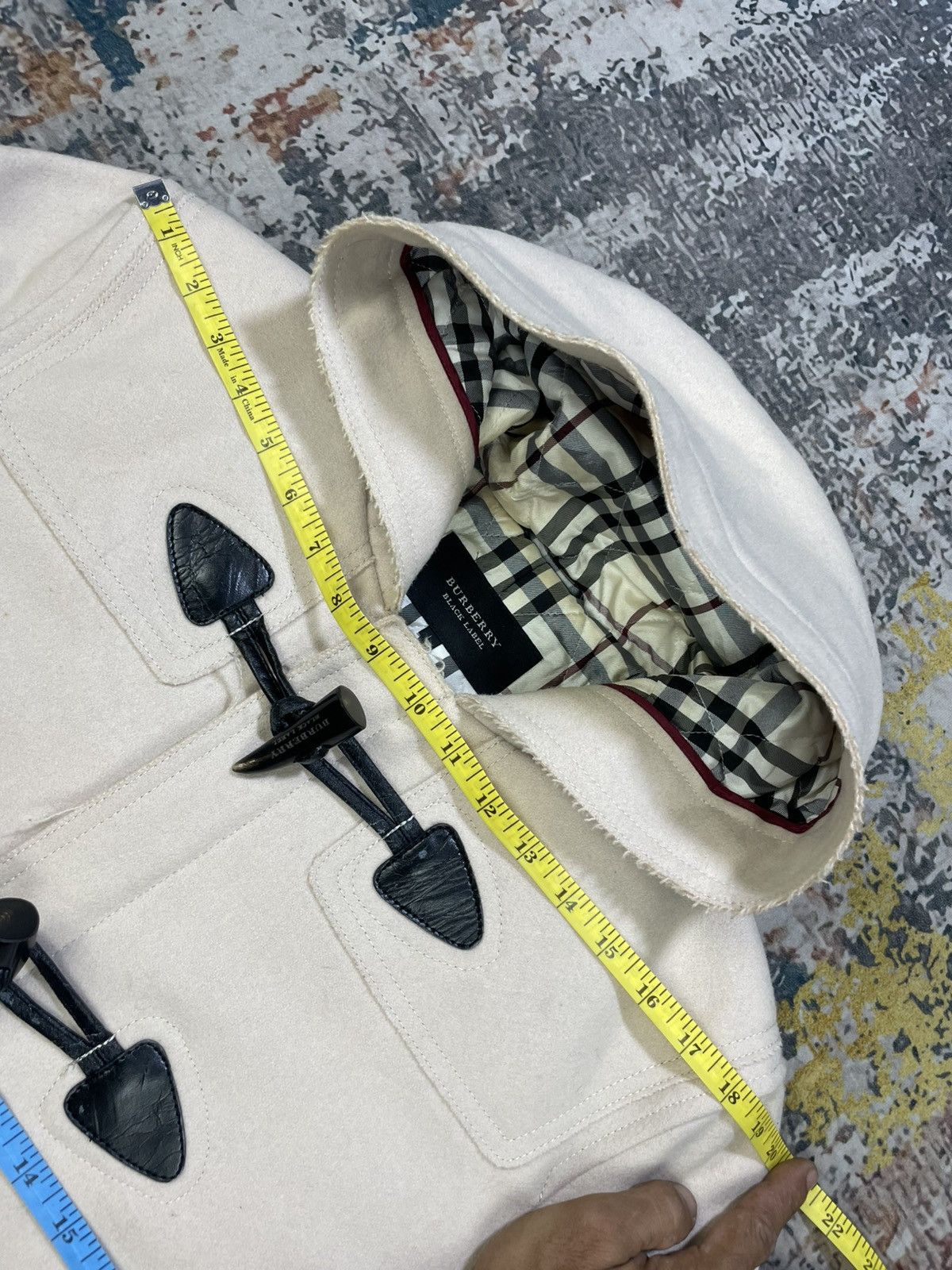 Burberry Burberry Black Label Check Lined Duffle Coat Size US L / EU 52-54 / 3 - 17 Thumbnail