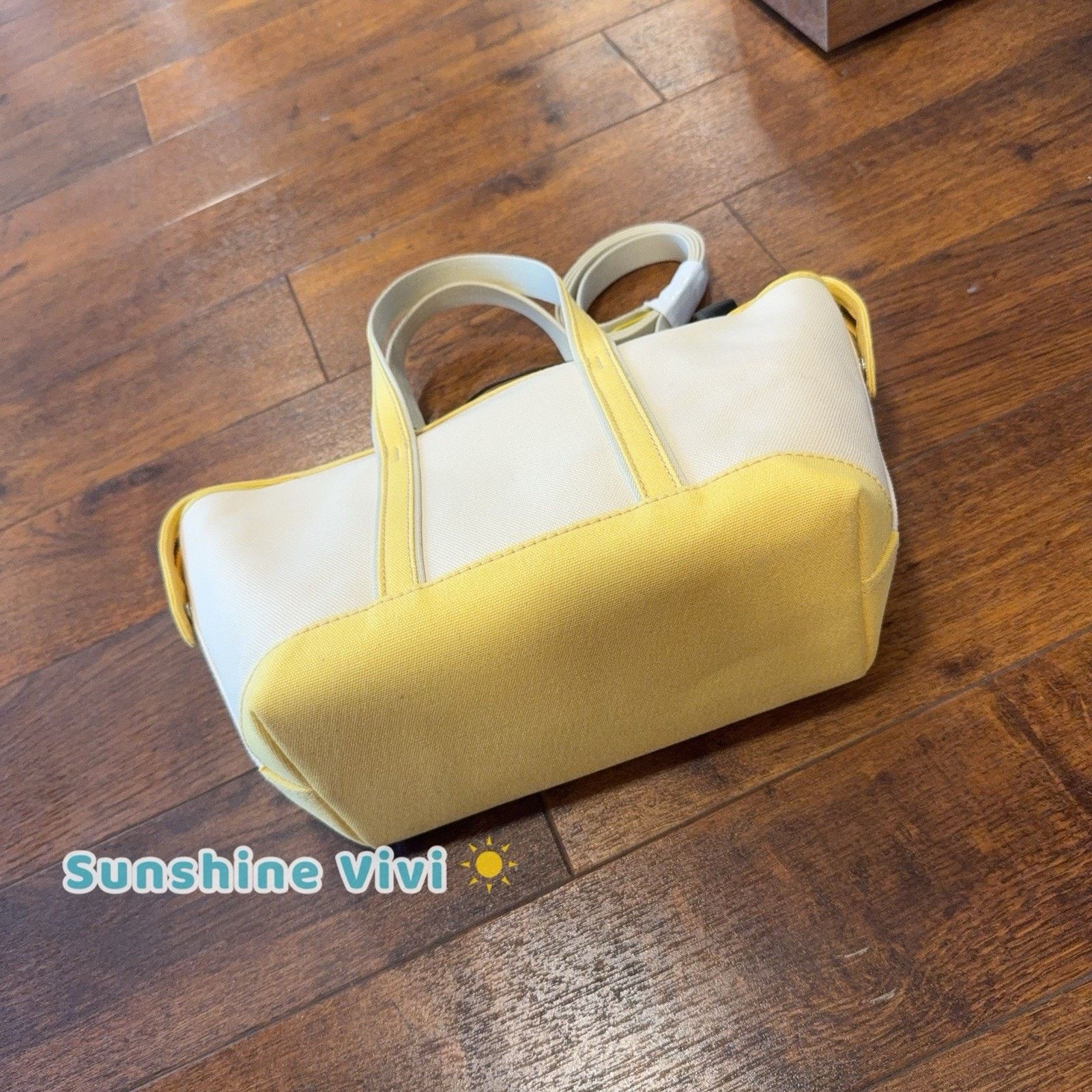 Polo Ralph Lauren NWT Polo Ralph Lauren Canvas Tote Bag Crossbody Cam Yellow Size ONE SIZE - 8 Thumbnail