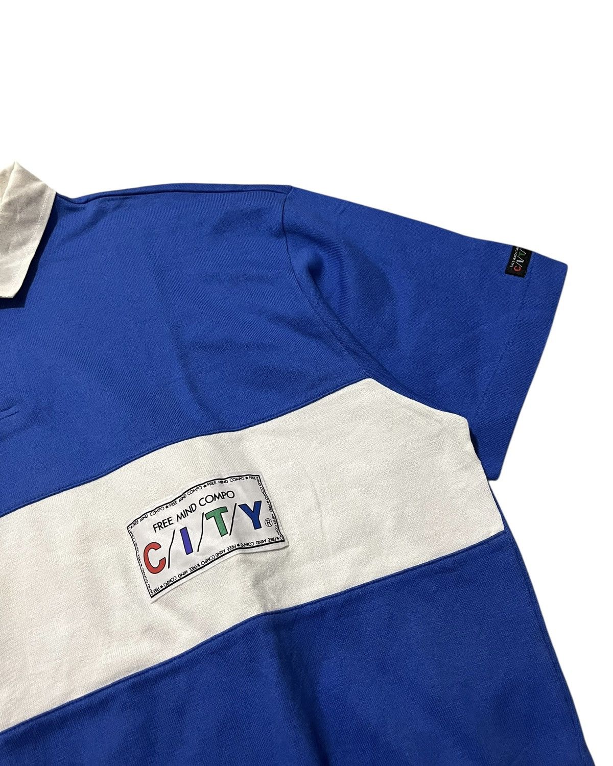 Japanese Brand 1990s FMC CITY by MIZUNO BLOUSON RUGBY SHIRT Size US M / EU 48-50 / 2 - 5 Thumbnail