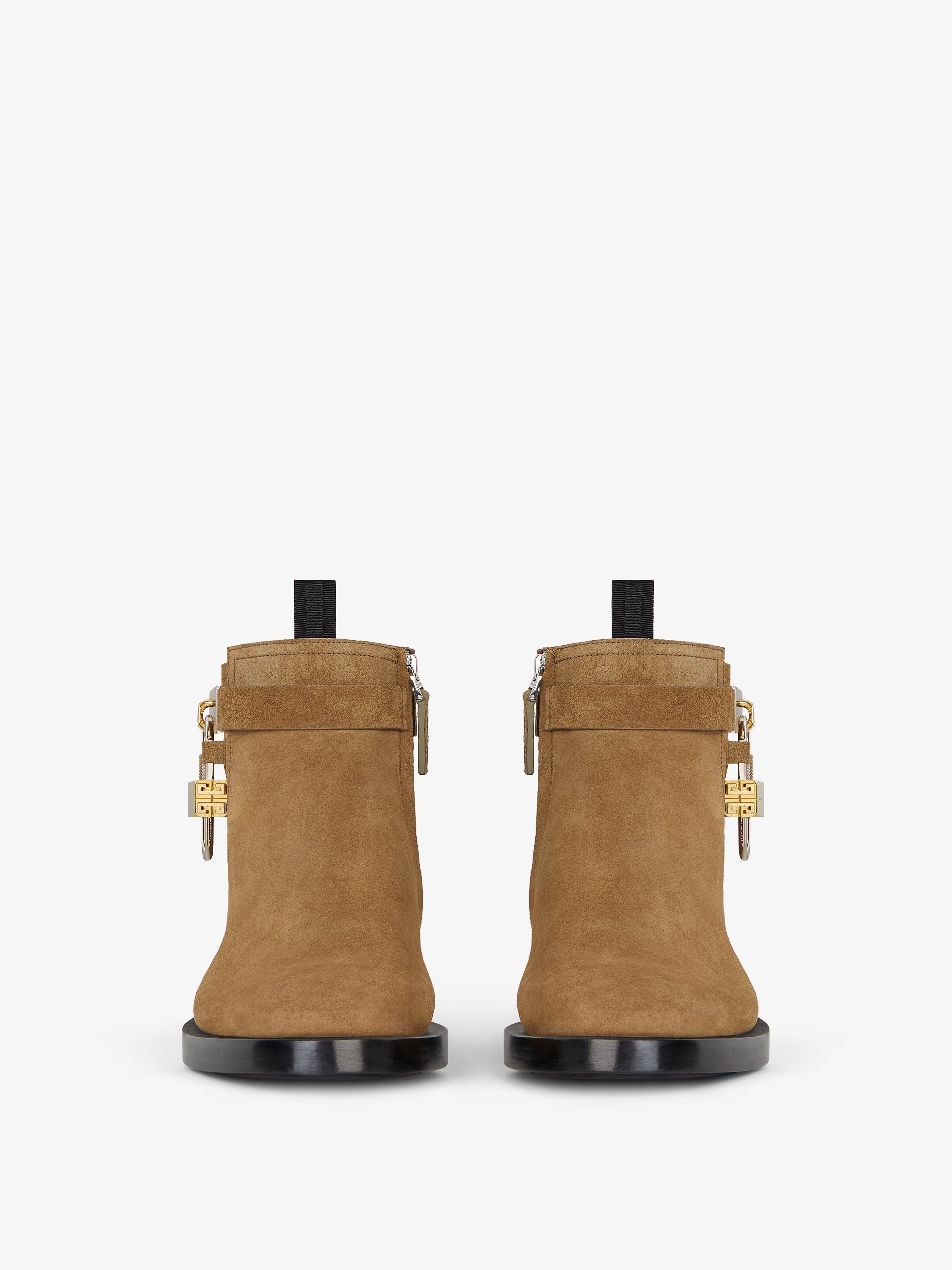Givenchy o1w1db10925 Lock Ankle Boots in Camel Size US 6 / EU 39 - 2 Thumbnail
