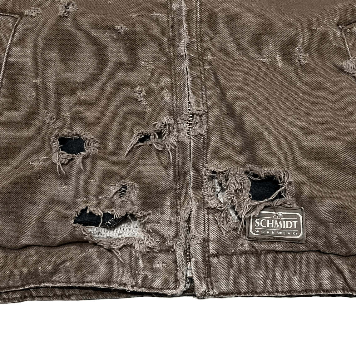 SCHMIDT Vintage Ce. Schmidt Workwear Distressed Jacket Thrashed Size US XL / EU 56 / 4 - 5 Thumbnail