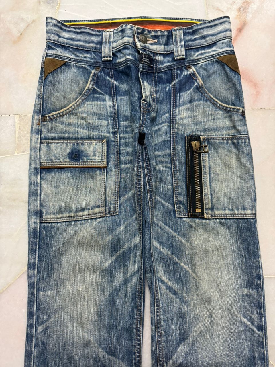 Edwin 💥Insane💥90s Style Edwin Blue Trip Rusty Mudwash Bushpants Size US 29 - 1 Thumbnail