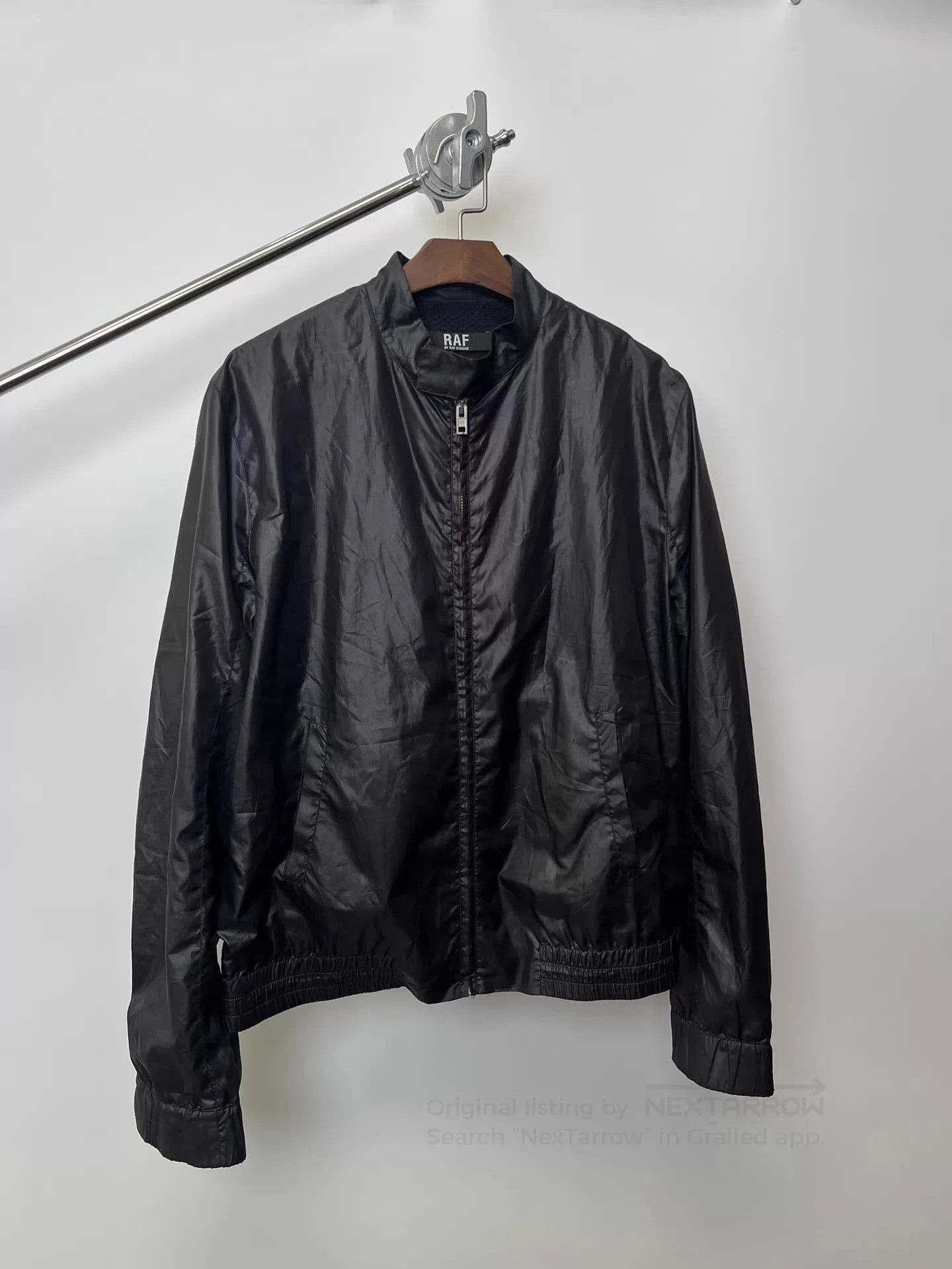 Raf Simons Black Zip-Front Bomber Jacket Size M. Size US M / EU 48-50 / 2 - 2 Thumbnail