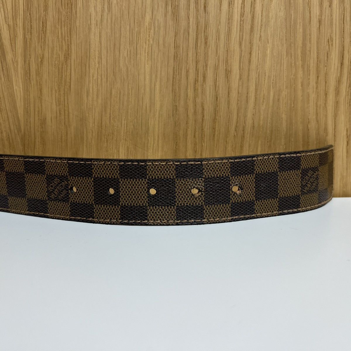 Louis Vuitton 🔹Louis Vuitton Inventeur Metal Buckle Leather Belt Size ONE SIZE - 5 Thumbnail