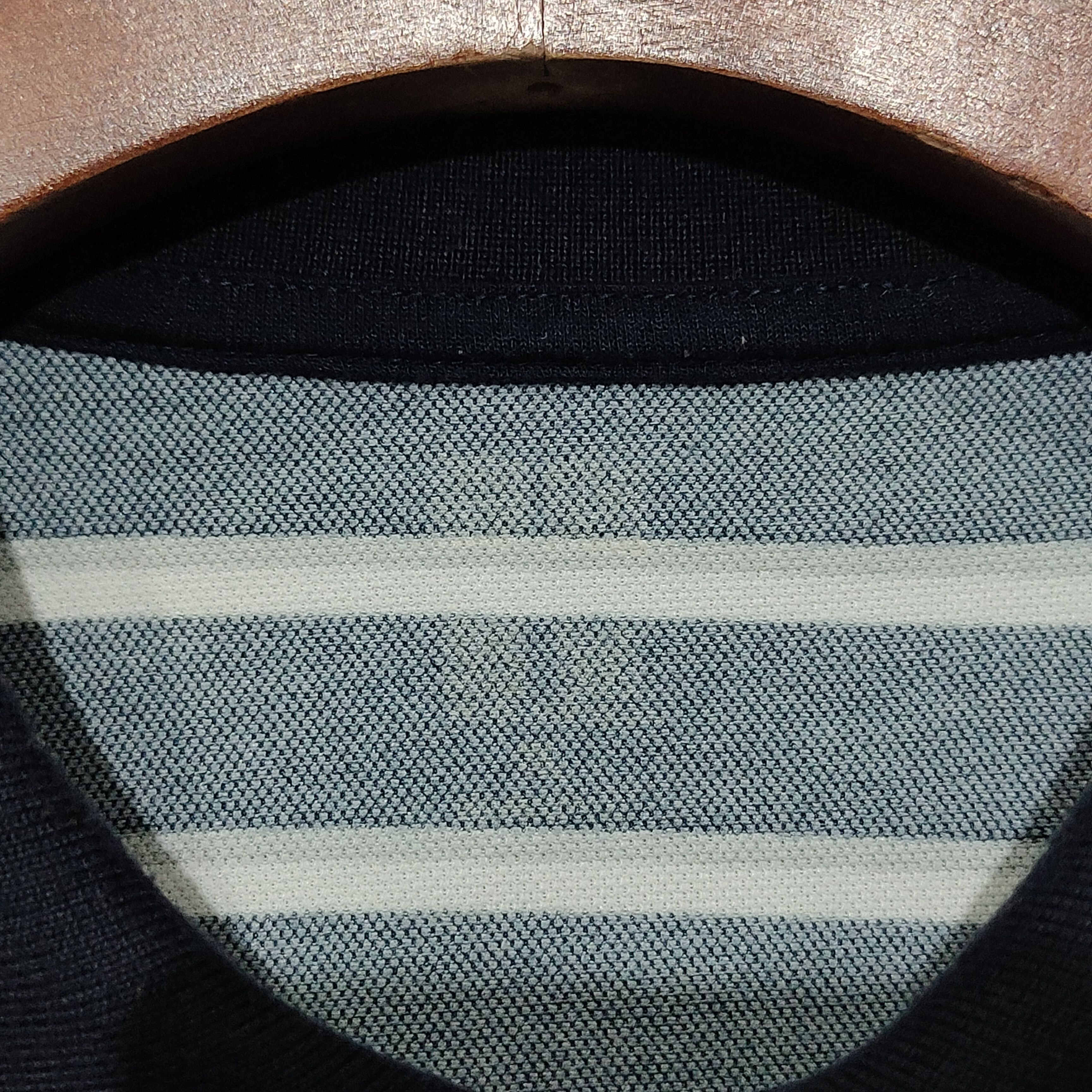 Japanese Brand × Uniqlo 🔥Uniqlo Stripes XL short Sleeve Polo Shirt Size US XL / EU 56 / 4 - 4 Thumbnail