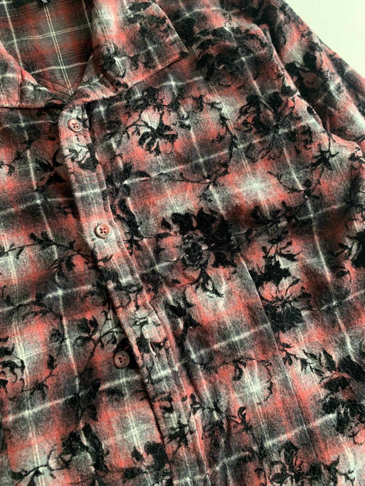 Tornado Mart Tornado mart flower women flannel shirts Size M / US 6-8 / IT 42-44 - 3 Thumbnail