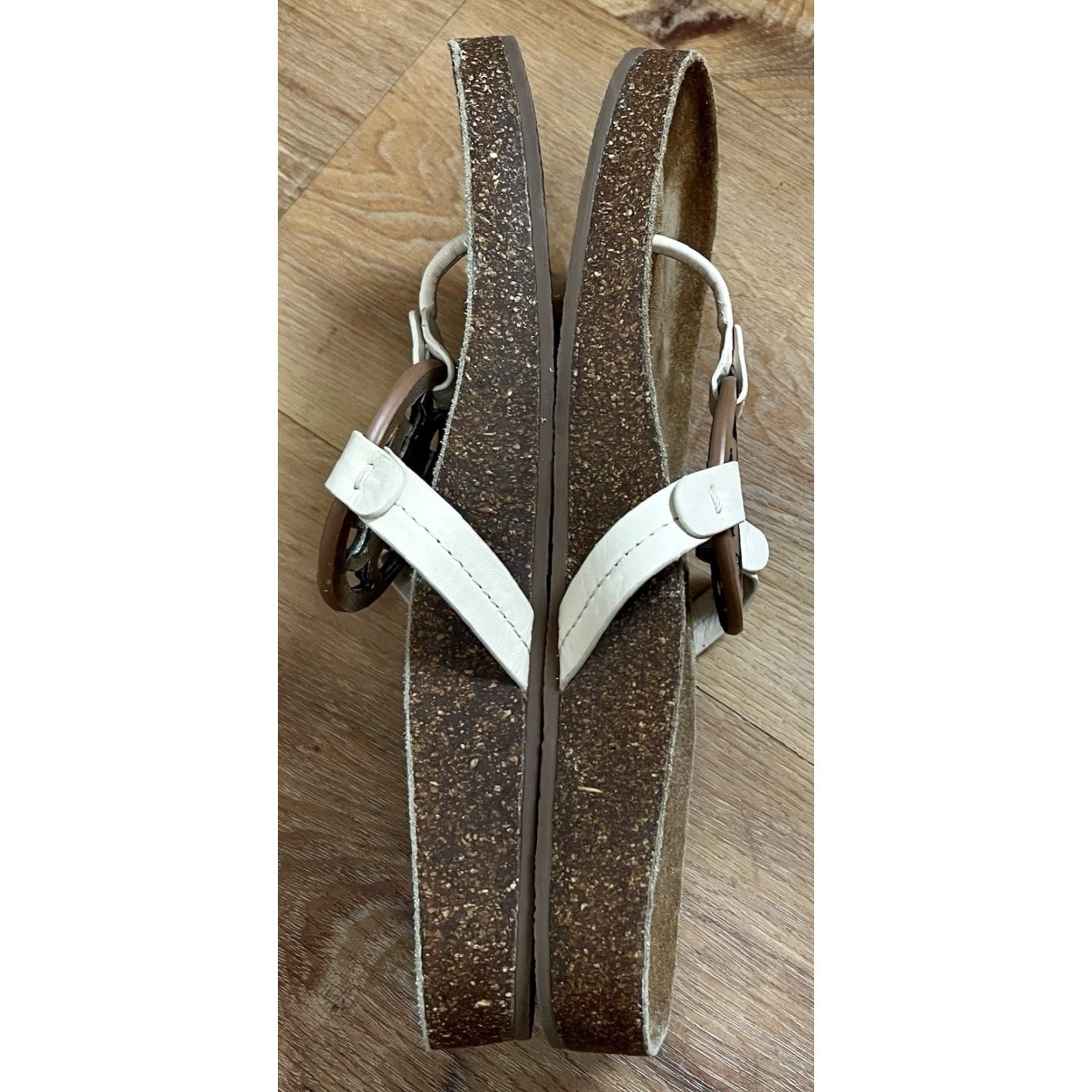 Tory Burch Tory Burch Miller Cloud Leather Sandal Brown 9 Flip Flops Women Sandal Flat Slip On Rubber Leather Straps Logo Miller Cloud Size US 9 / IT 39 - 3 Thumbnail