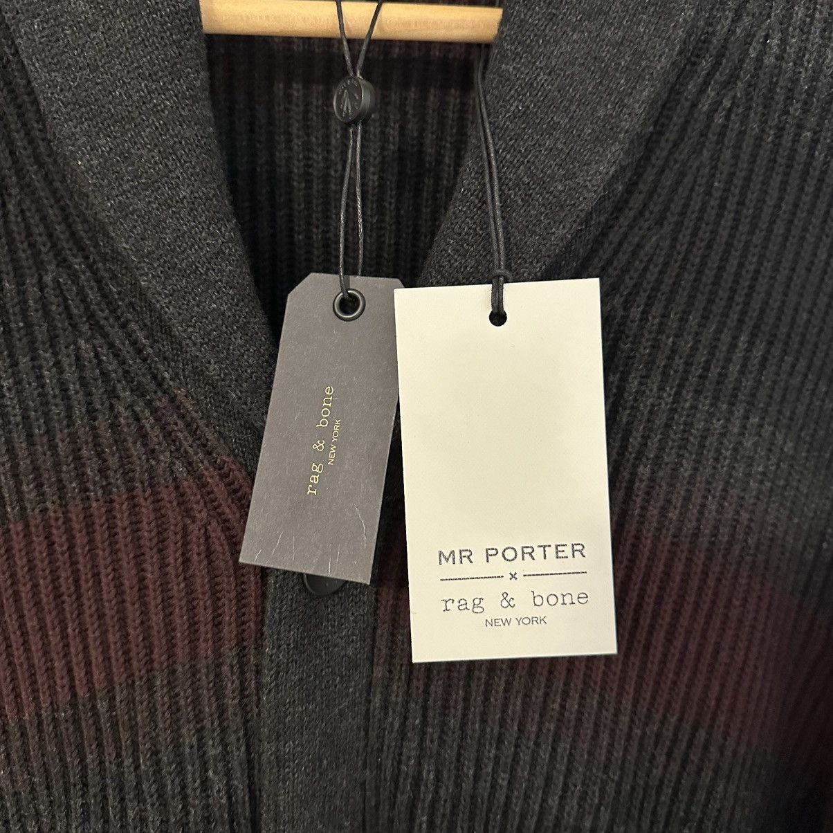 Rag & Bone Rag & Bone x Mr. Porter Cashmere Blend Shawl Cardigan Size US XL / EU 56 / 4 - 6 Thumbnail