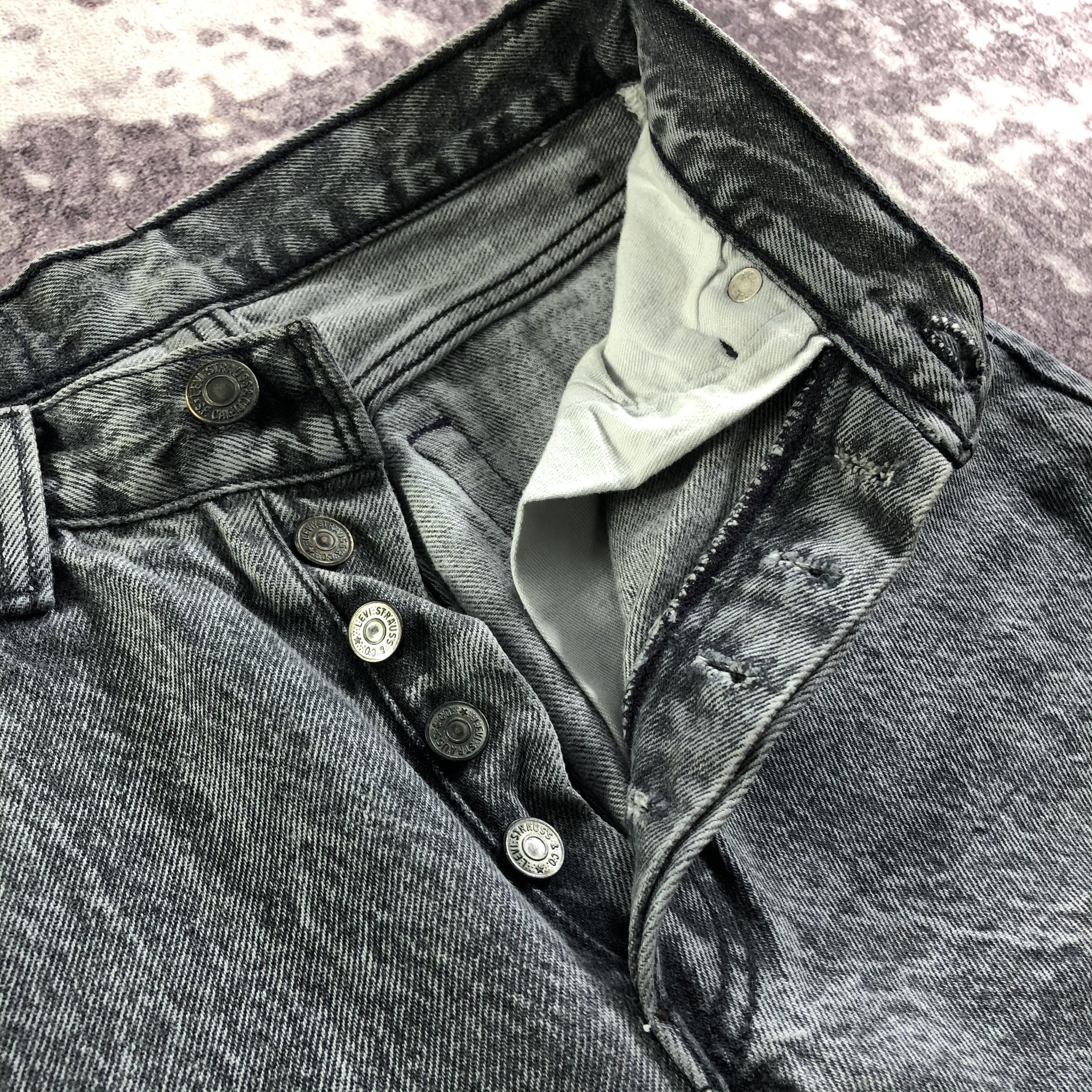 Levi's Vintage 90s Levis 501 Jeans-JM3477 Size 26" / US 2 / IT 38 - 7 Thumbnail