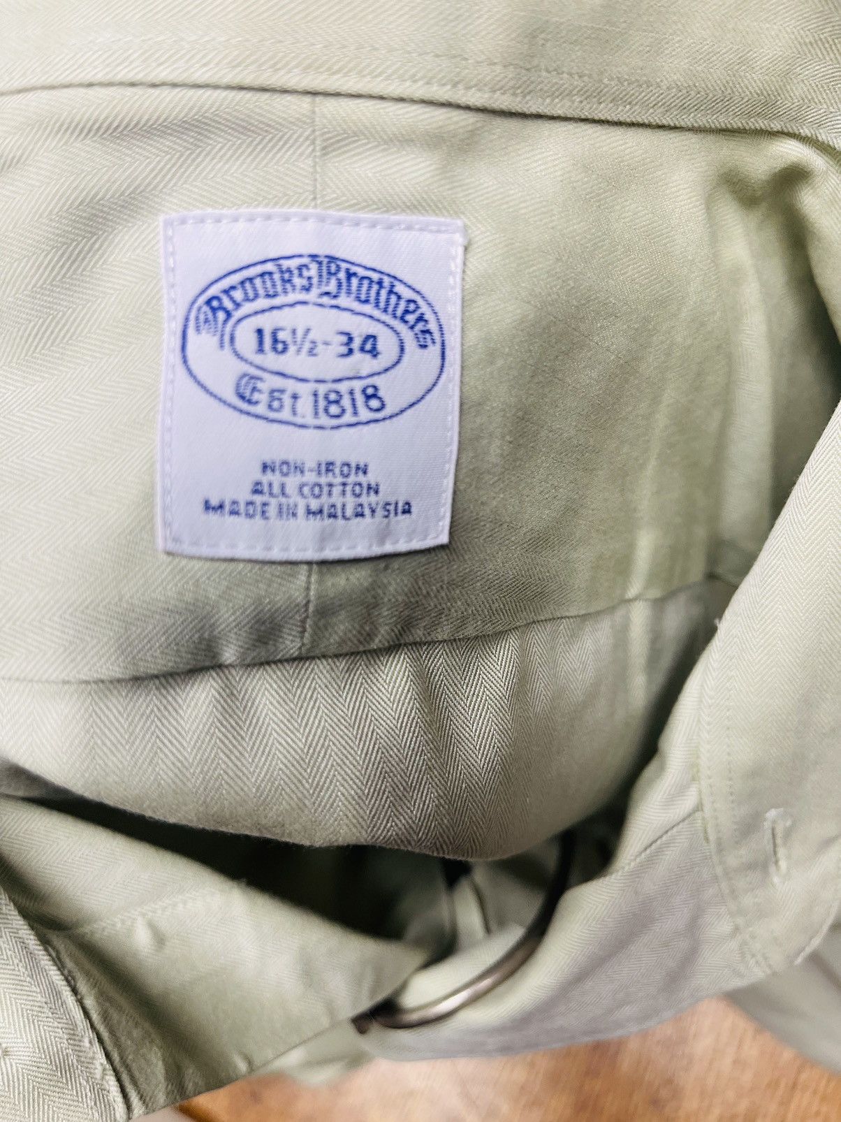 Brooks Brothers Brooks Brothers Men’s Dress Shirt Size US L / EU 52-54 / 3 - 3 Thumbnail