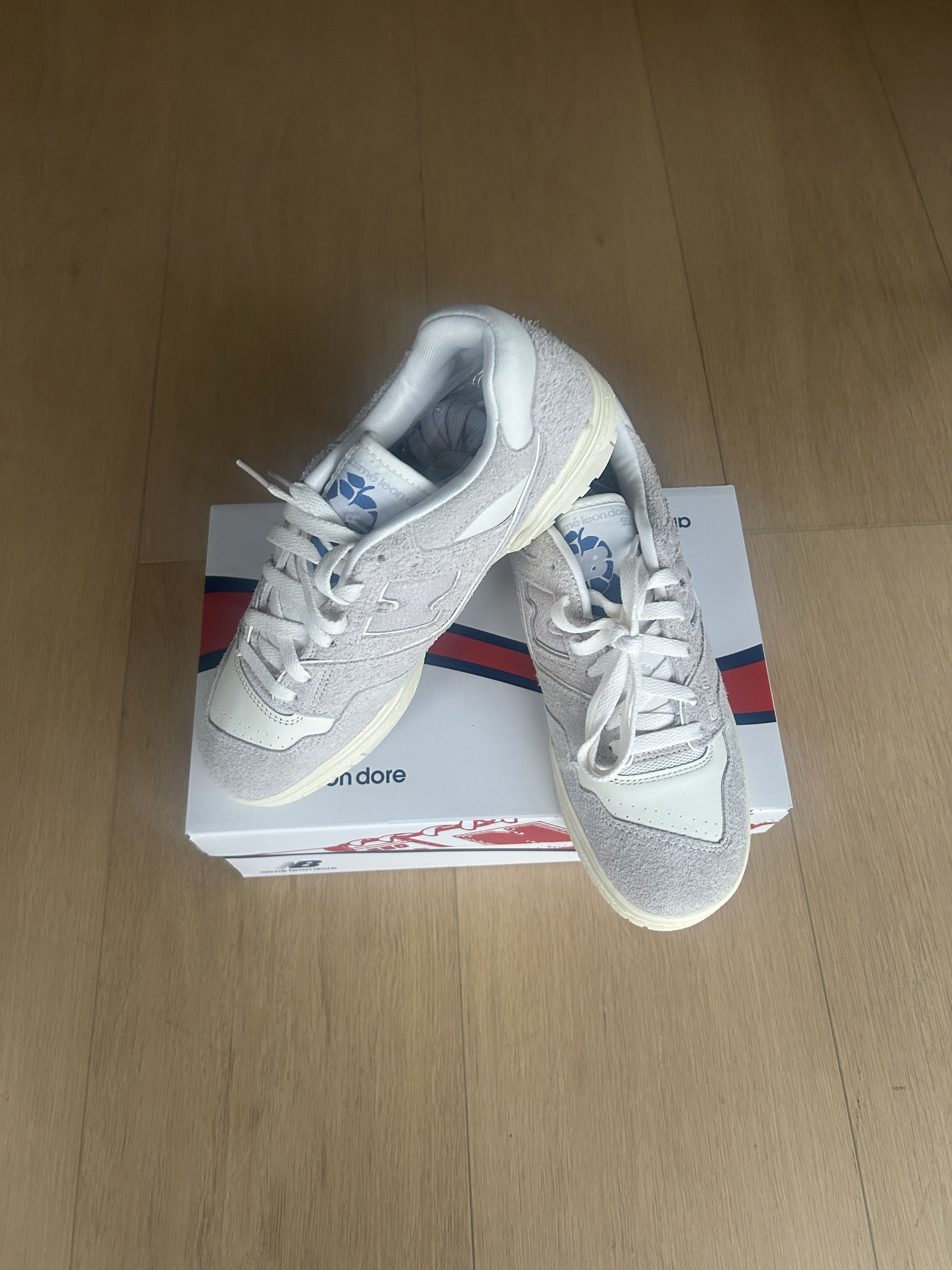 New Balance New Balance 550 – Aime Leon Dore Grey Suede Size US 10 / EU 43 - 1 Thumbnail