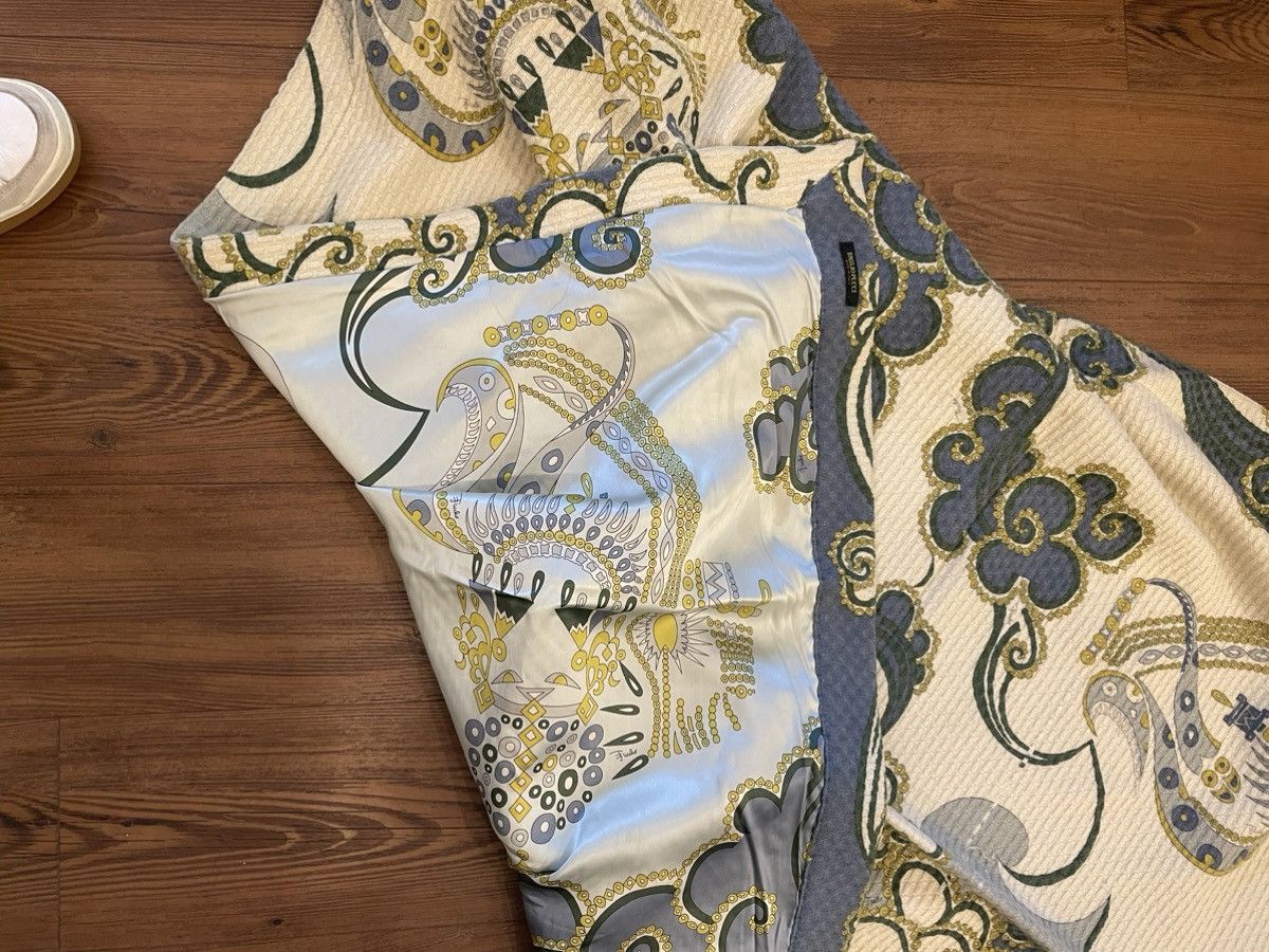 Emilio Pucci Wool And Silk Satin Throw Size ONE SIZE - 2 Thumbnail