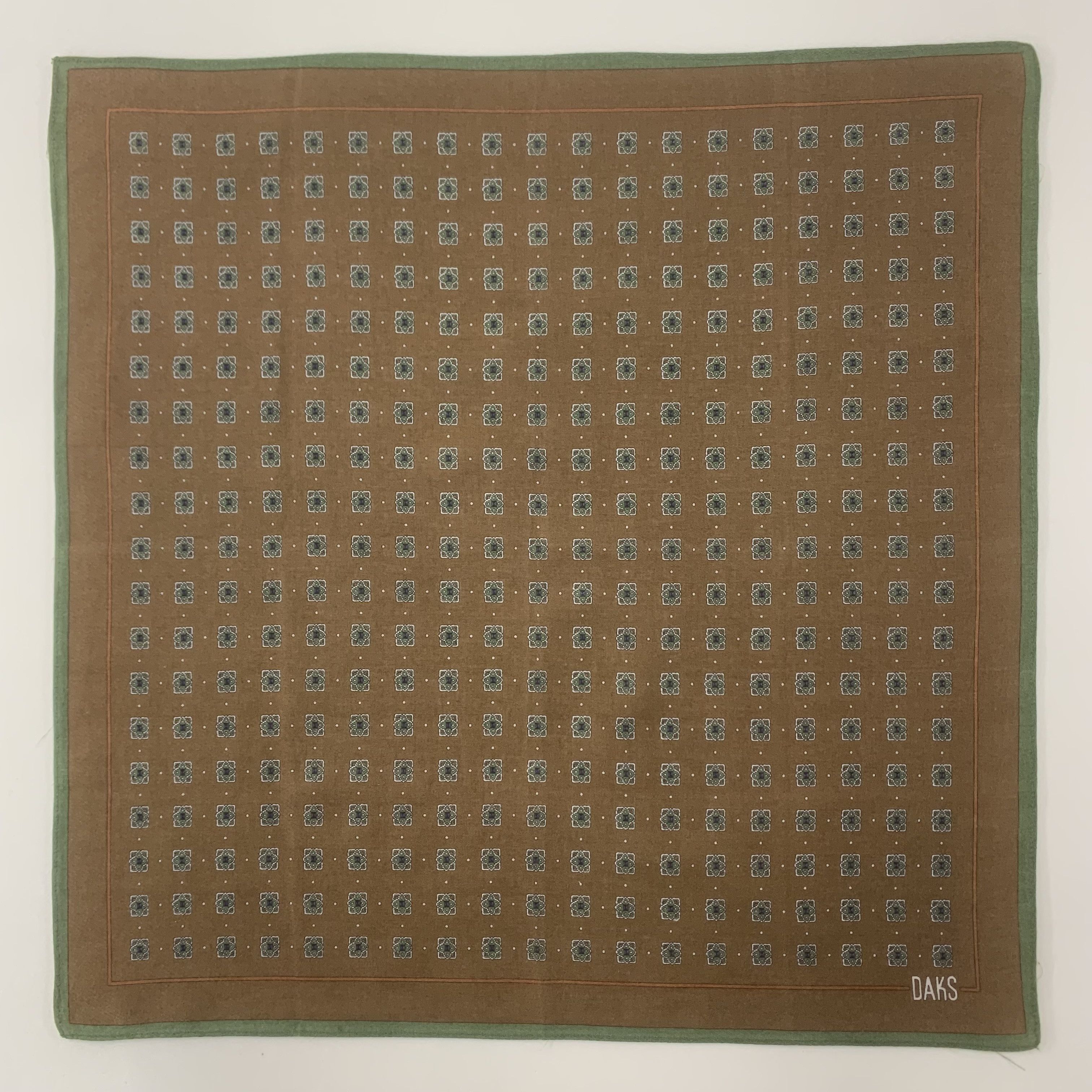 DAKS DAKS Handkerchief Bandana Neckerchief Pocket Square TB1119 Size ONE SIZE - 2 Thumbnail