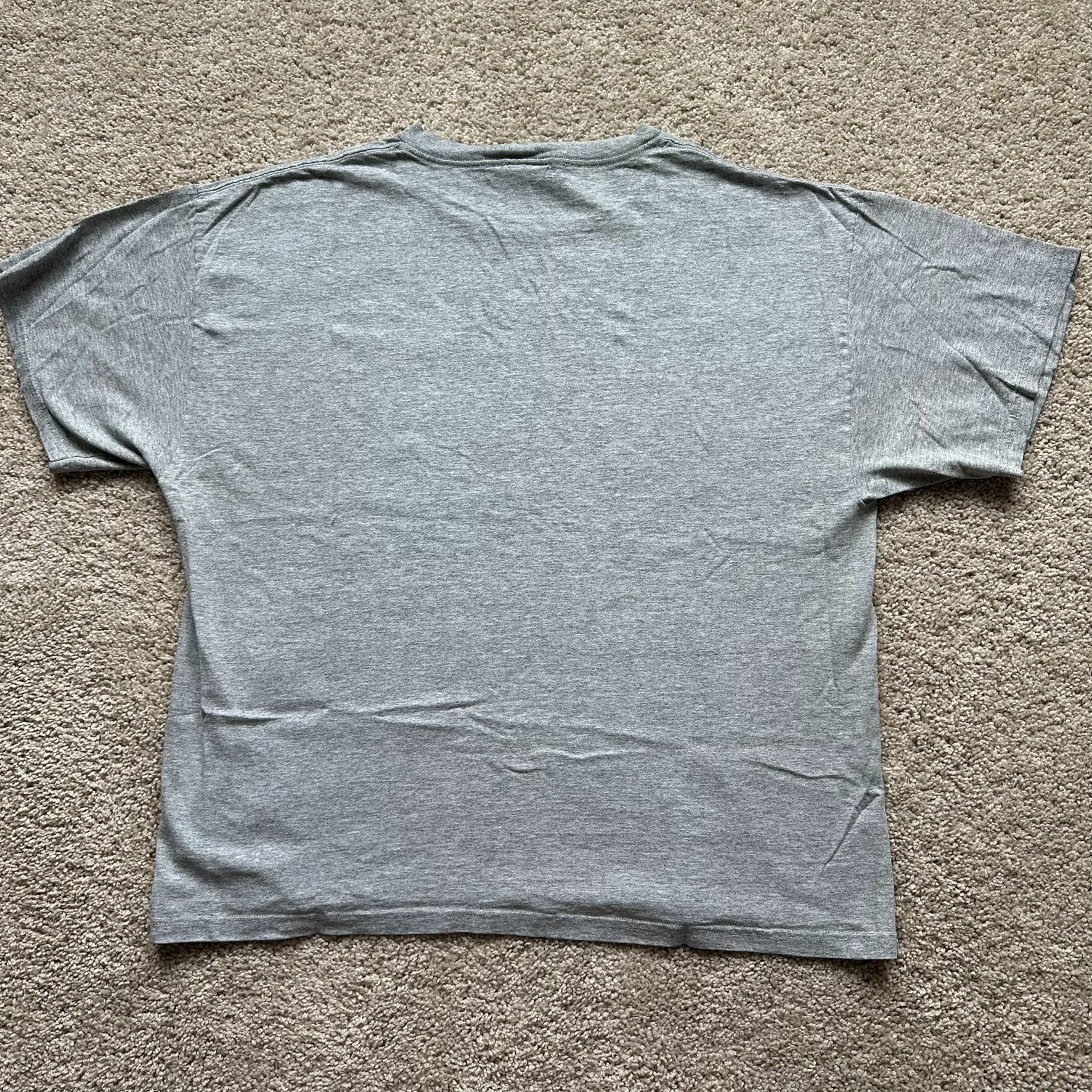 Nike Vintage Y2K Nike Logo T-Shirt Gray Spell Out Streetwear Size US XL / EU 56 / 4 - 4 Thumbnail