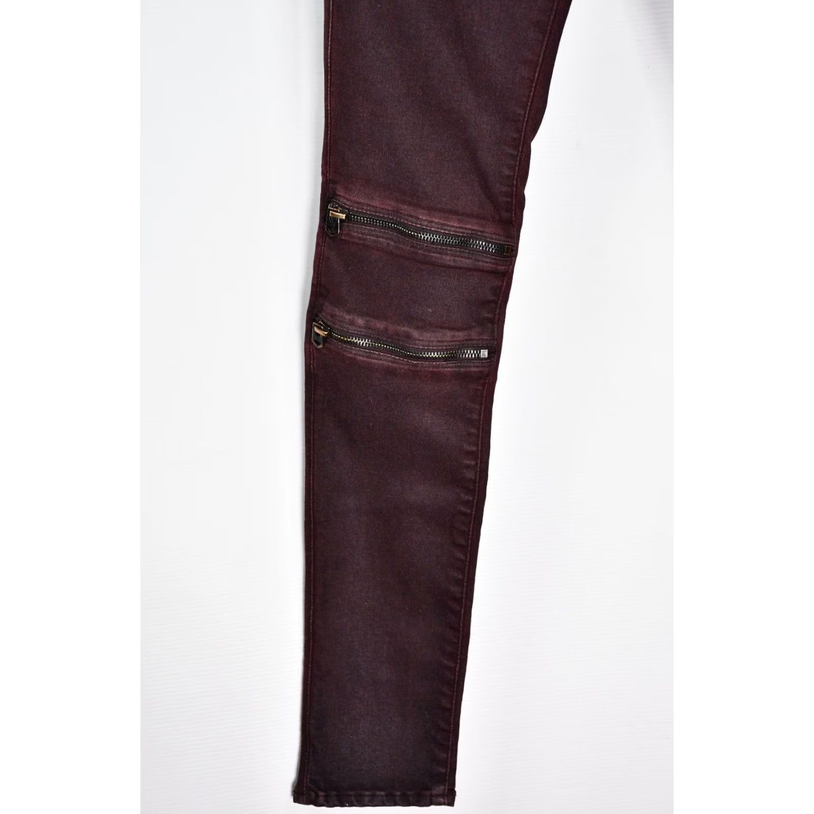 G-Star G-Star Lynn Custom Mid Skinny Pants WOMENS Merlot W26/L32 Skinny Front Flat Front Casual Vintage 90s Size 26" / US 2 / IT 38 - 6 Thumbnail