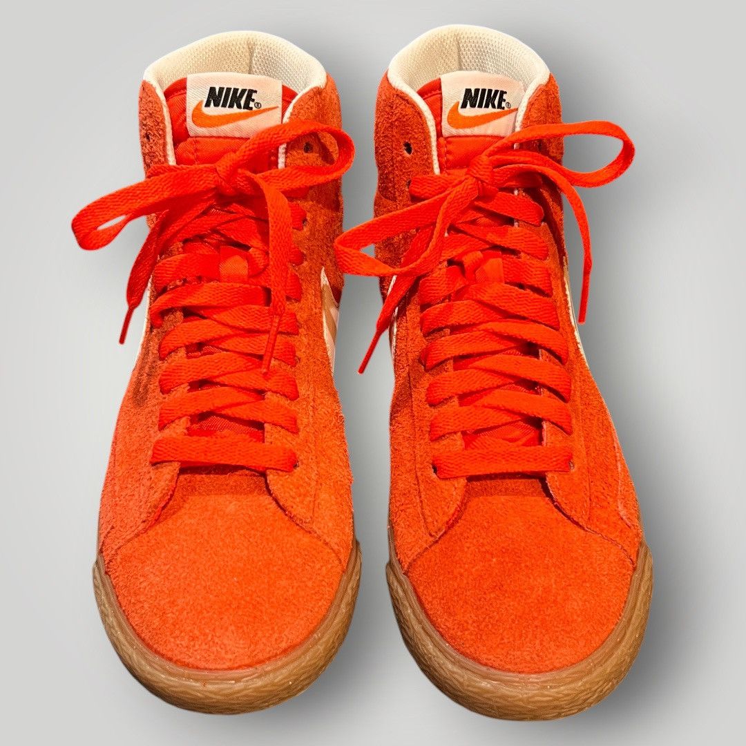 Nike *New* NIKE Blazer Mid Suede Vintage ‘Max Orange Ivory’ Snkr Size US 7.5 / IT 37.5 - 3 Thumbnail