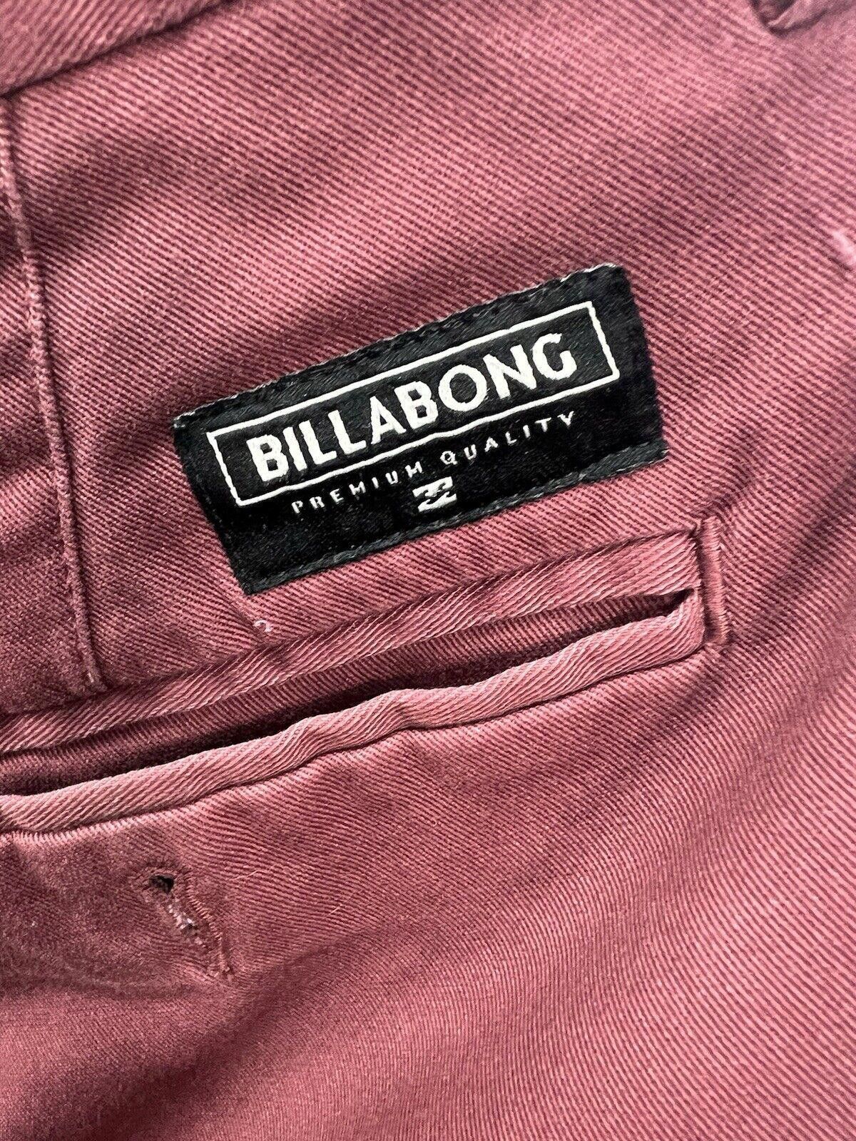Billabong Billabong Shorts Mens 32 Burgundy Size US 32 / EU 48 - 6 Thumbnail