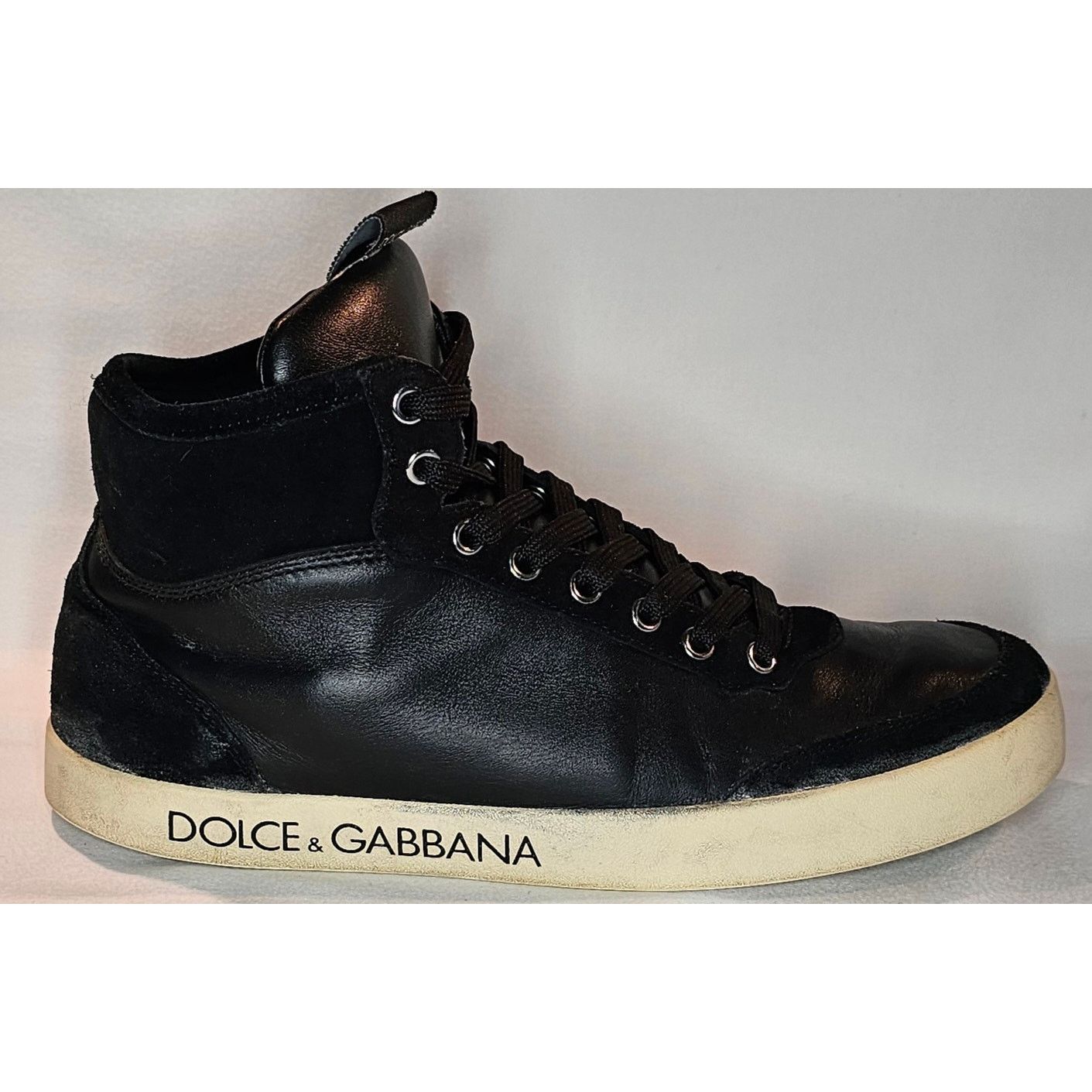 Dolce & Gabbana Dolce & Gabbana Men's High-top Sneakers Size US 6 / EU 39 - 10 Thumbnail