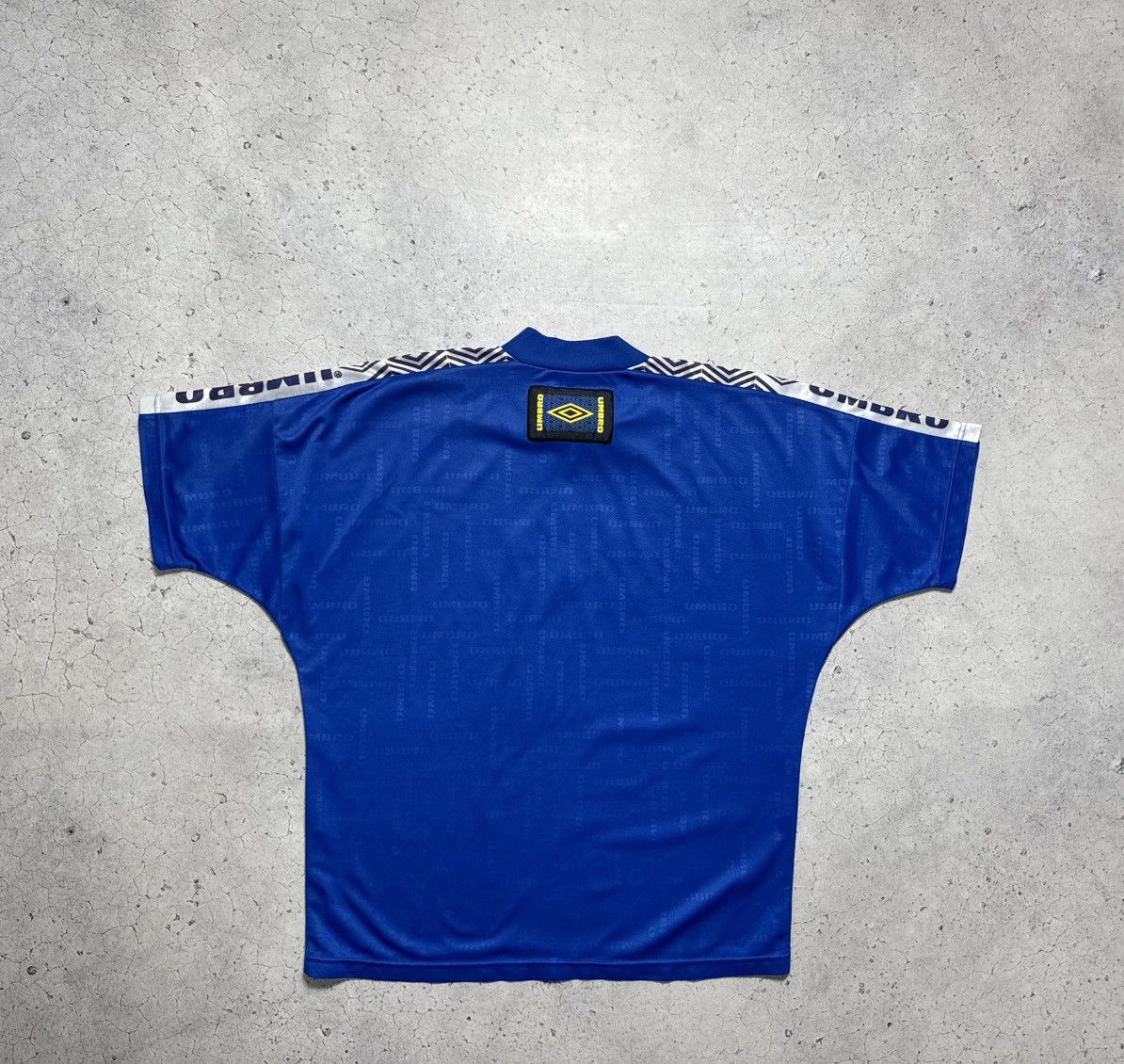 Umbro Umbro Vintage 90’s Soccer Jersey Big Logo Monogram Football Size US XL / EU 56 / 4 - 11 Thumbnail