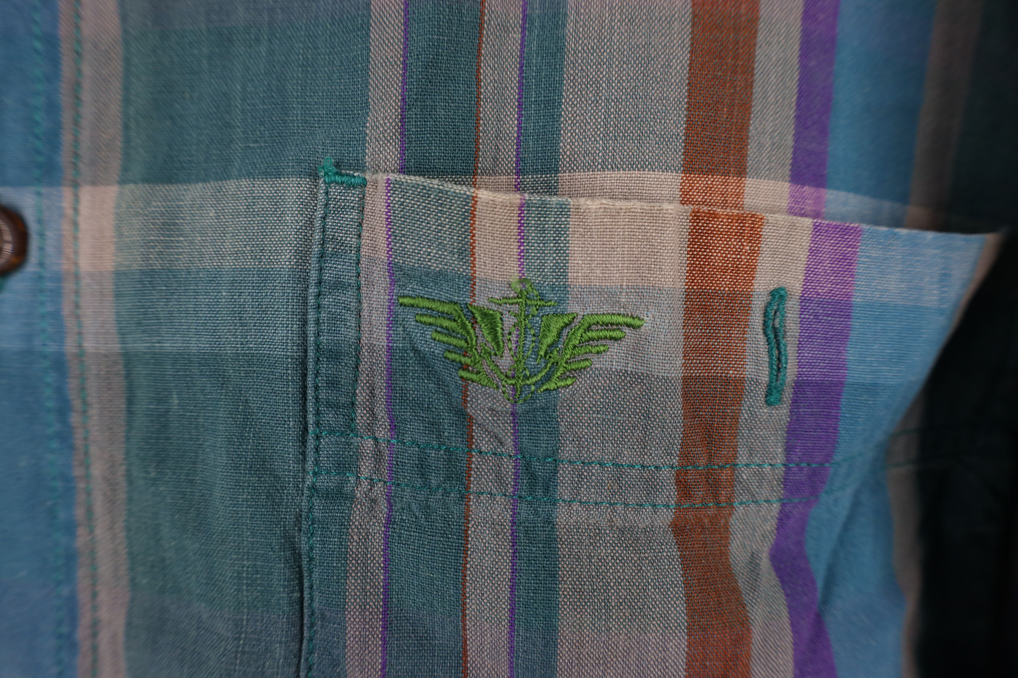 Vintage Vintage 90s Streetwear India Madras Plaid Button Shirt Size US M / EU 48-50 / 2 - 4 Thumbnail