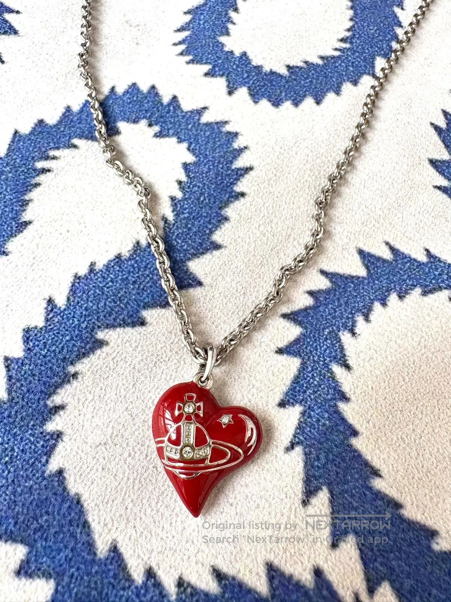 Vivienne Westwood Vivienne Westwood Red Heart Necklace. Size ONE SIZE - 1 Thumbnail