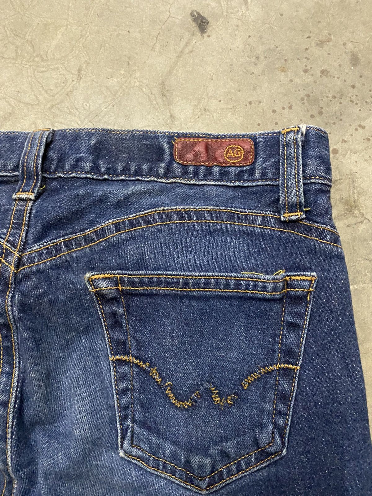 AG Adriano Goldschmied × Vintage Flare Jeans Vintage AG Adriano Goldschmied Made in Usa Size 27" / US 4 / IT 40 - 11 Thumbnail