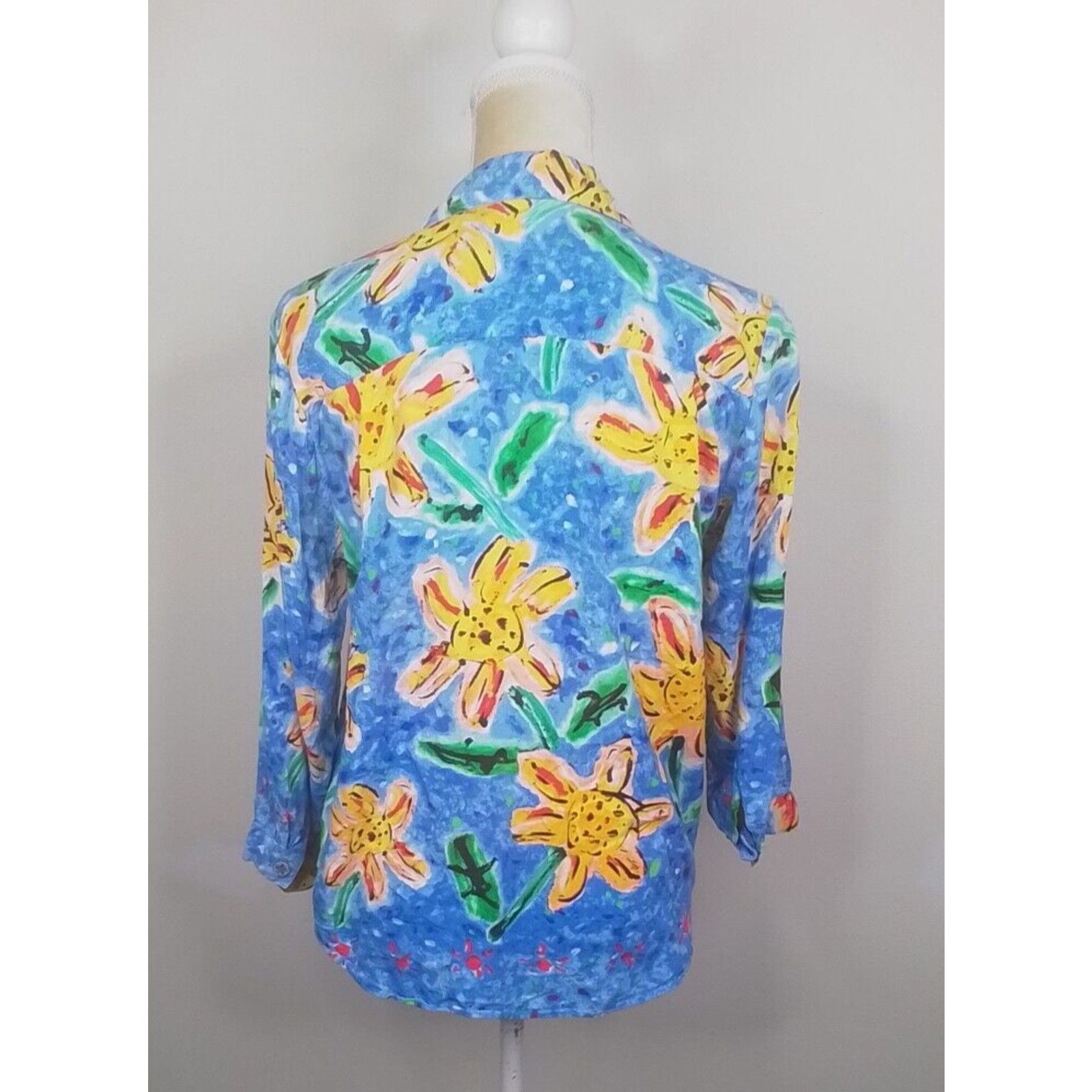 Jams World Jam's World Kiyoshi Top Women's Medium Sunflower Blouse Size M / US 6-8 / IT 42-44 - 3 Thumbnail