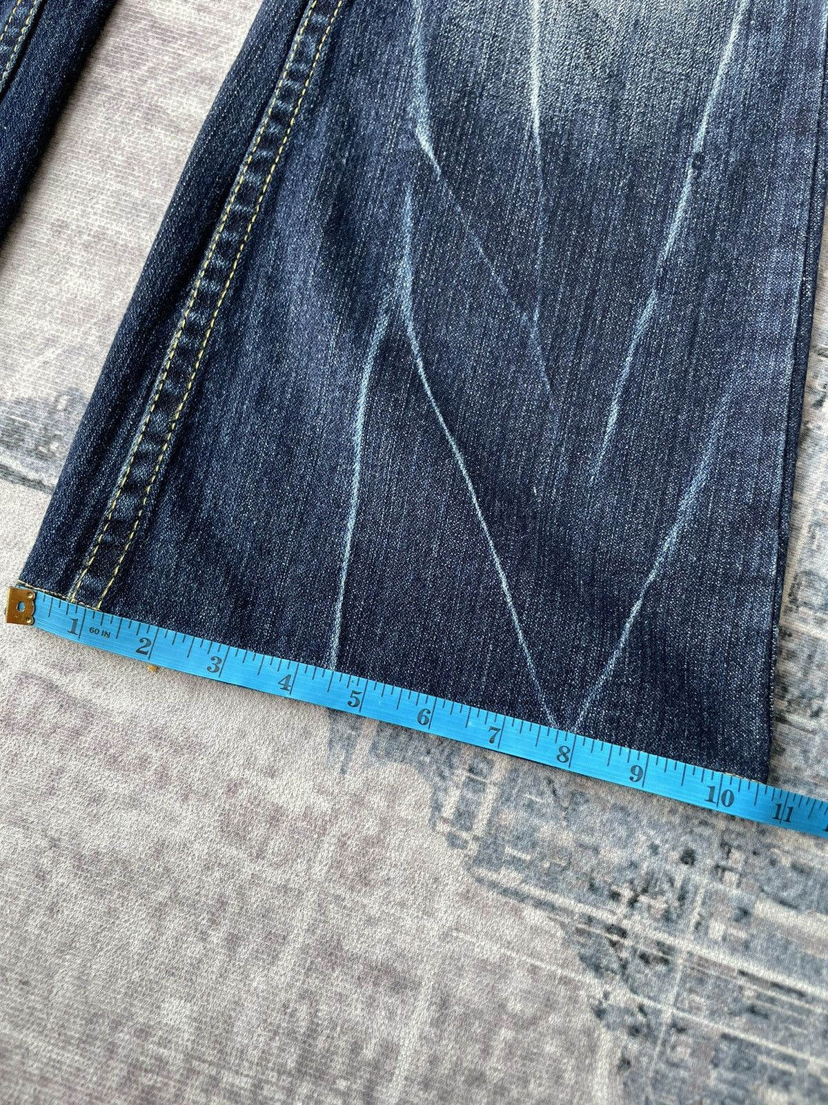 If Six Was Nine Ghost of Harlem Flared Jeans Size US 28 / EU 44 - 19 Thumbnail
