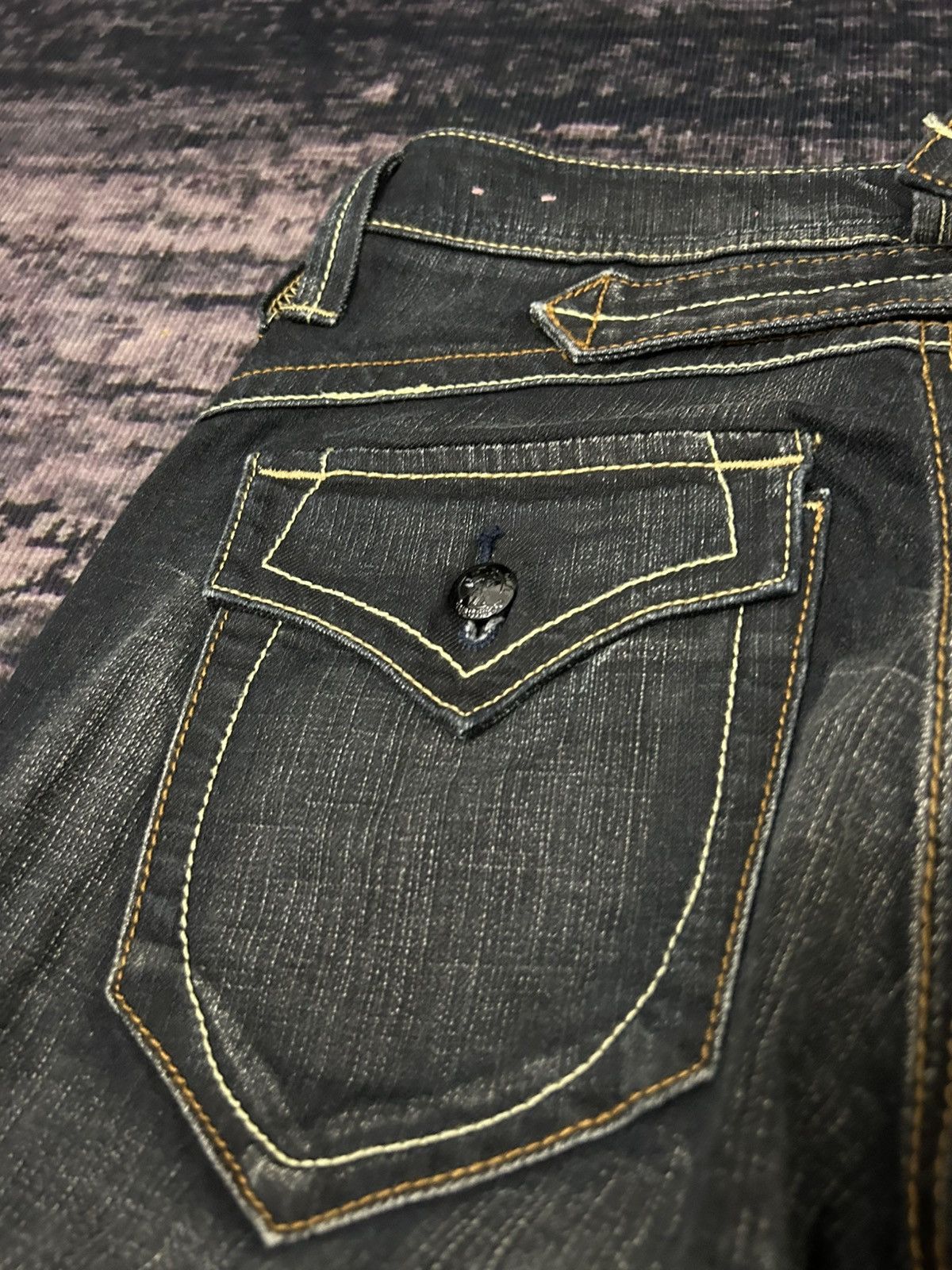 Japanese Brand japanese Rush Hour Wash Flare Jeans Size US 29 - 11 Thumbnail